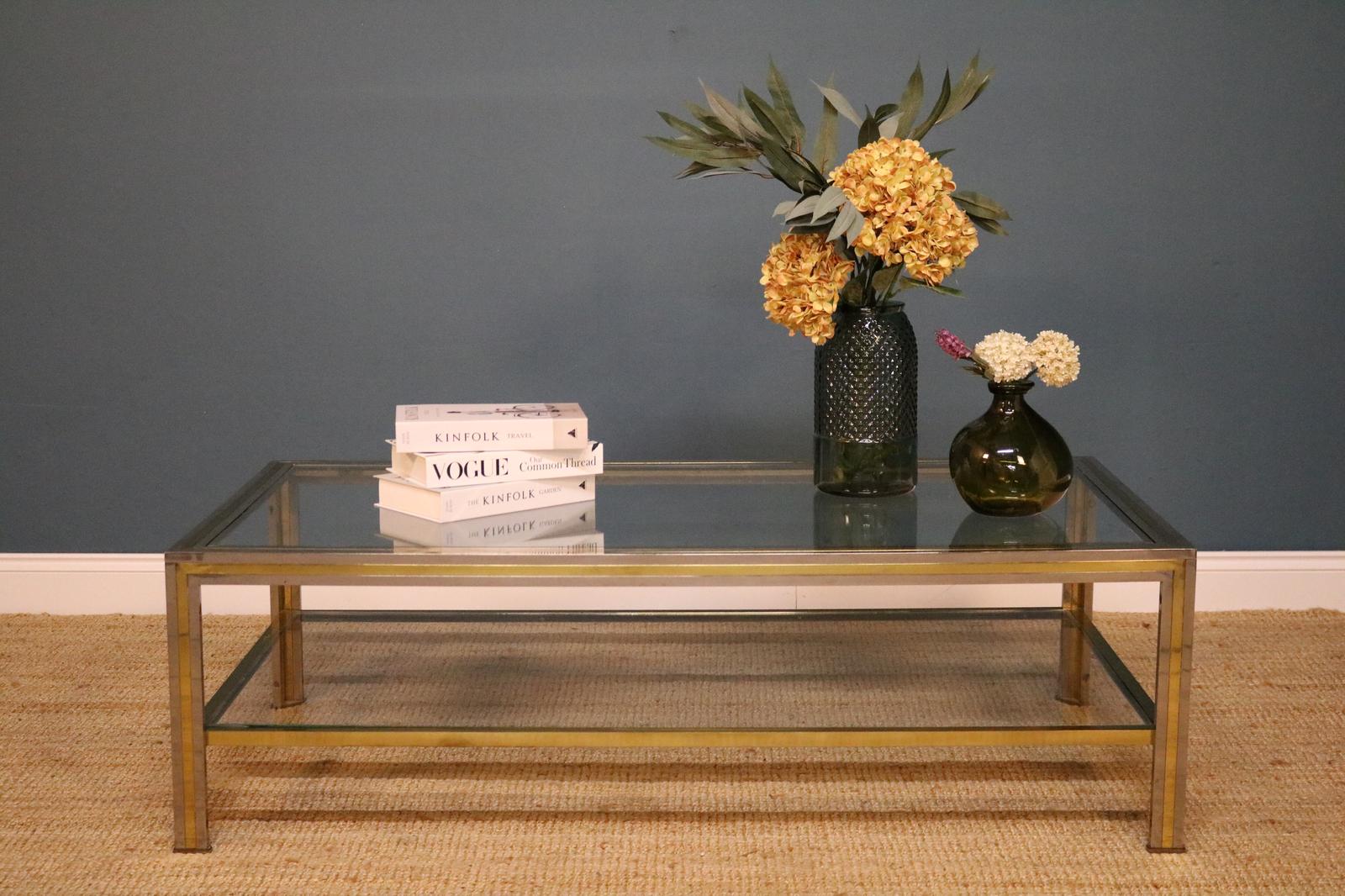 Brass & Chrome Coffee Table in Romeo Rega Taste (1 of 15) Brass & Chrome Coffee Table in Romeo Rega Taste (1 of 15)