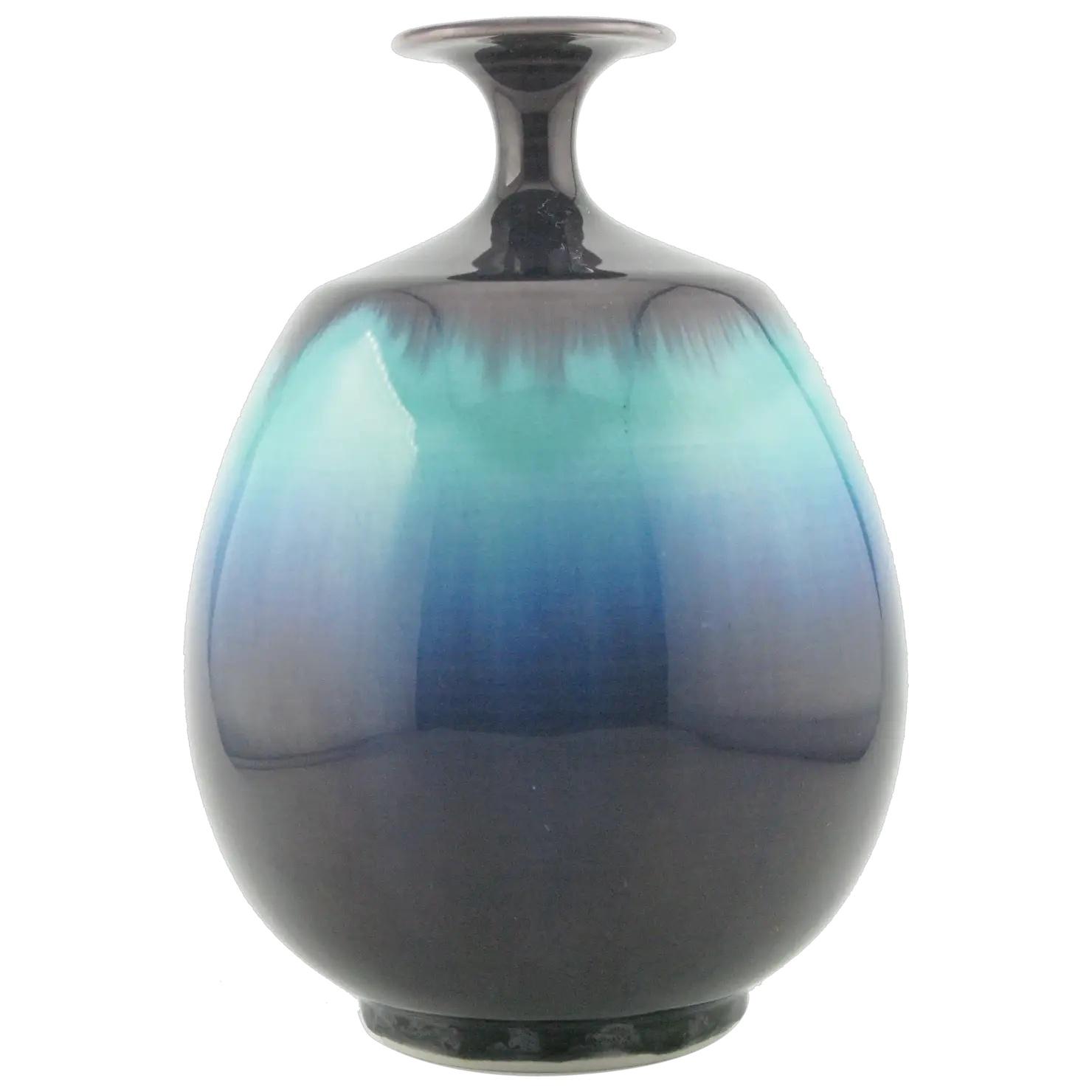 Tokuda Yasokichi III / Masahiko / Japanese (1933-2009) Kutani Porcelain Vase (1 of 8)