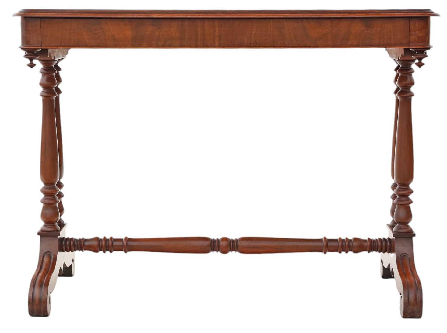 Antique Fine Quality Writing Dressing Table 19th Century Desk Side Mahogany (1 of 8)
