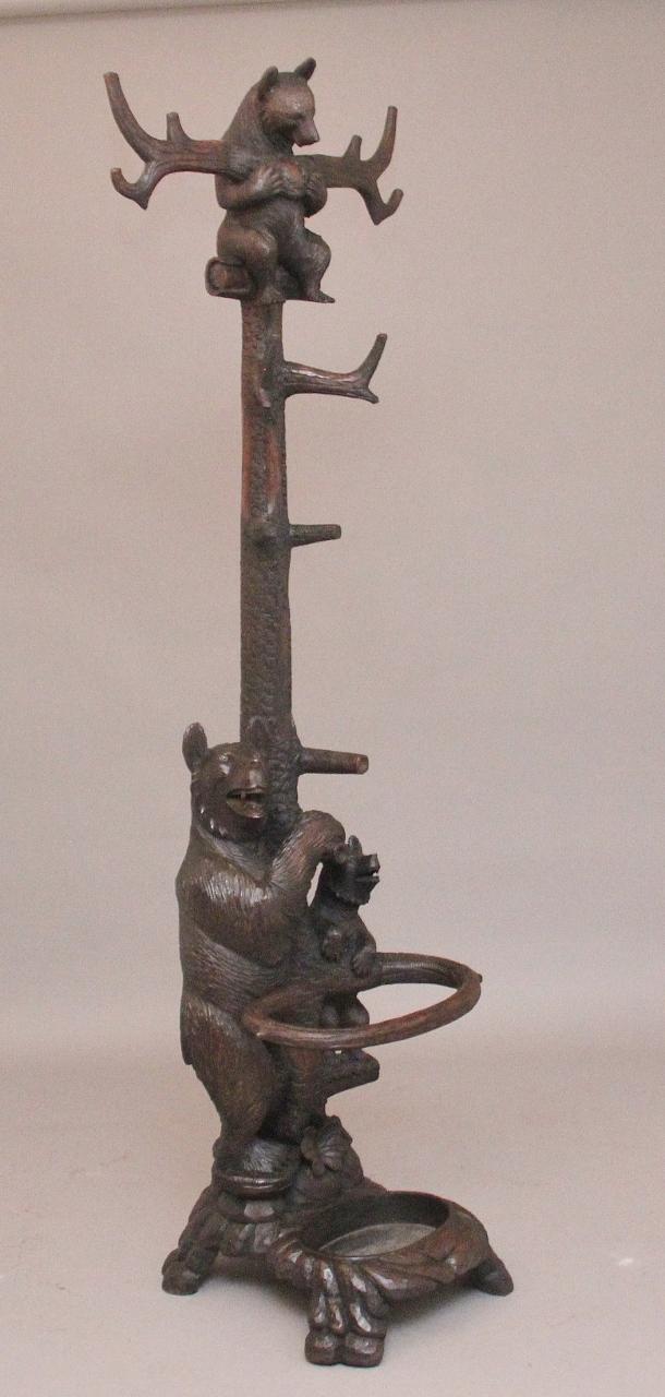 Early 20th Century Carved Bear Hall Stand (1 of 15)