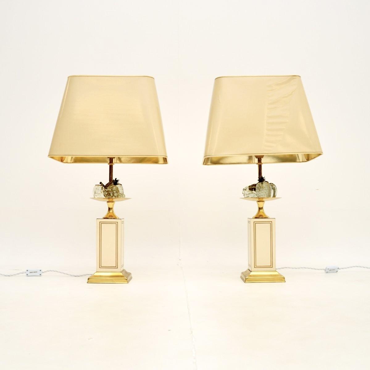 Pair of Vintage French Table Lamps by Le Dauphin (1 of 9)