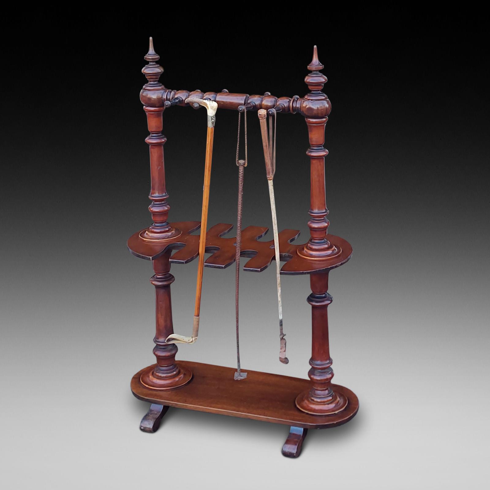 Victorian Mahogany Tack Room Whip Stand (1 of 8) Victorian Mahogany Tack Room Whip Stand (1 of 8)