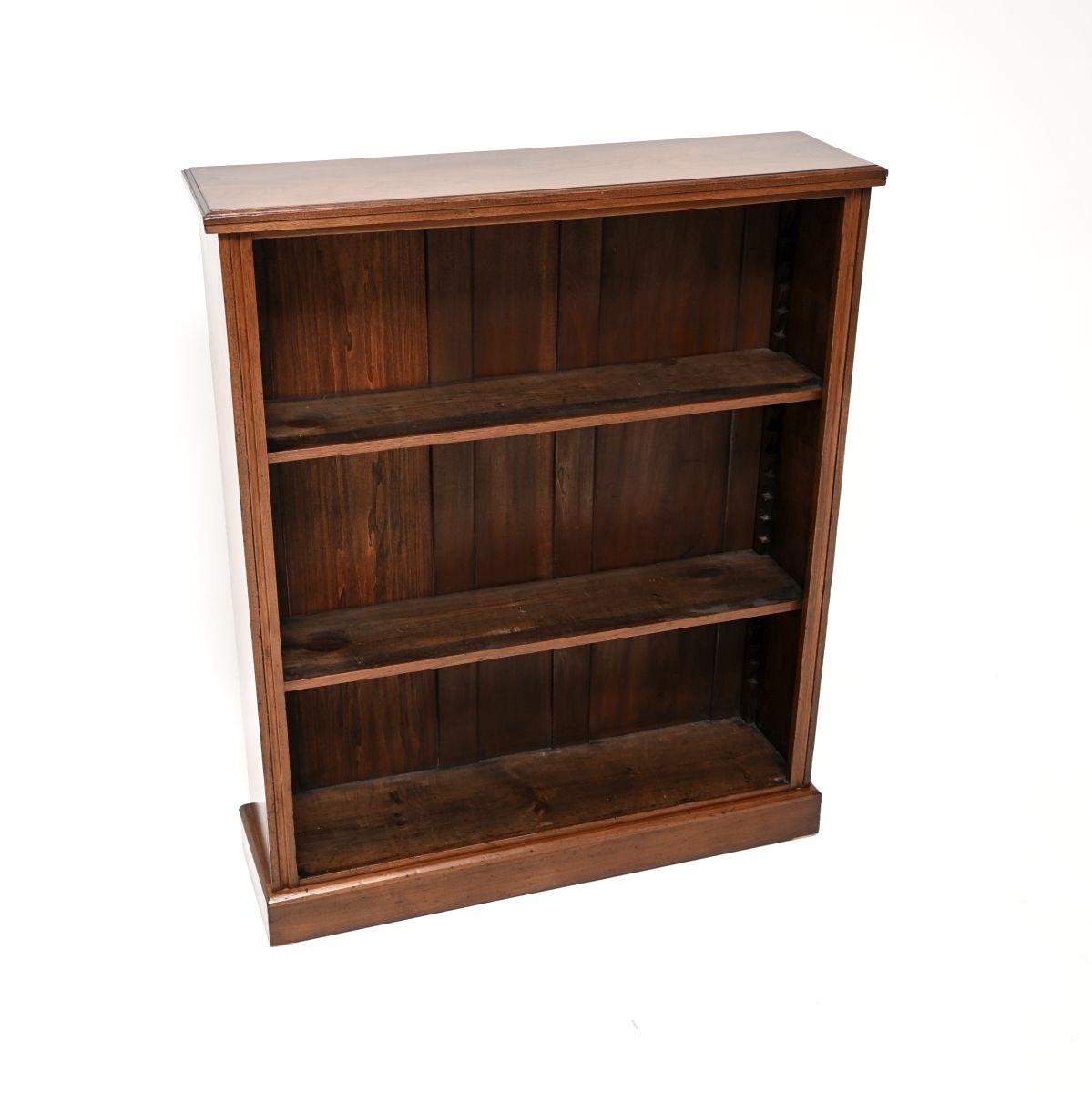 Antique Victorian Mahogany Open Bookcase (1 of 10) Antique Victorian Mahogany Open Bookcase (1 of 10)