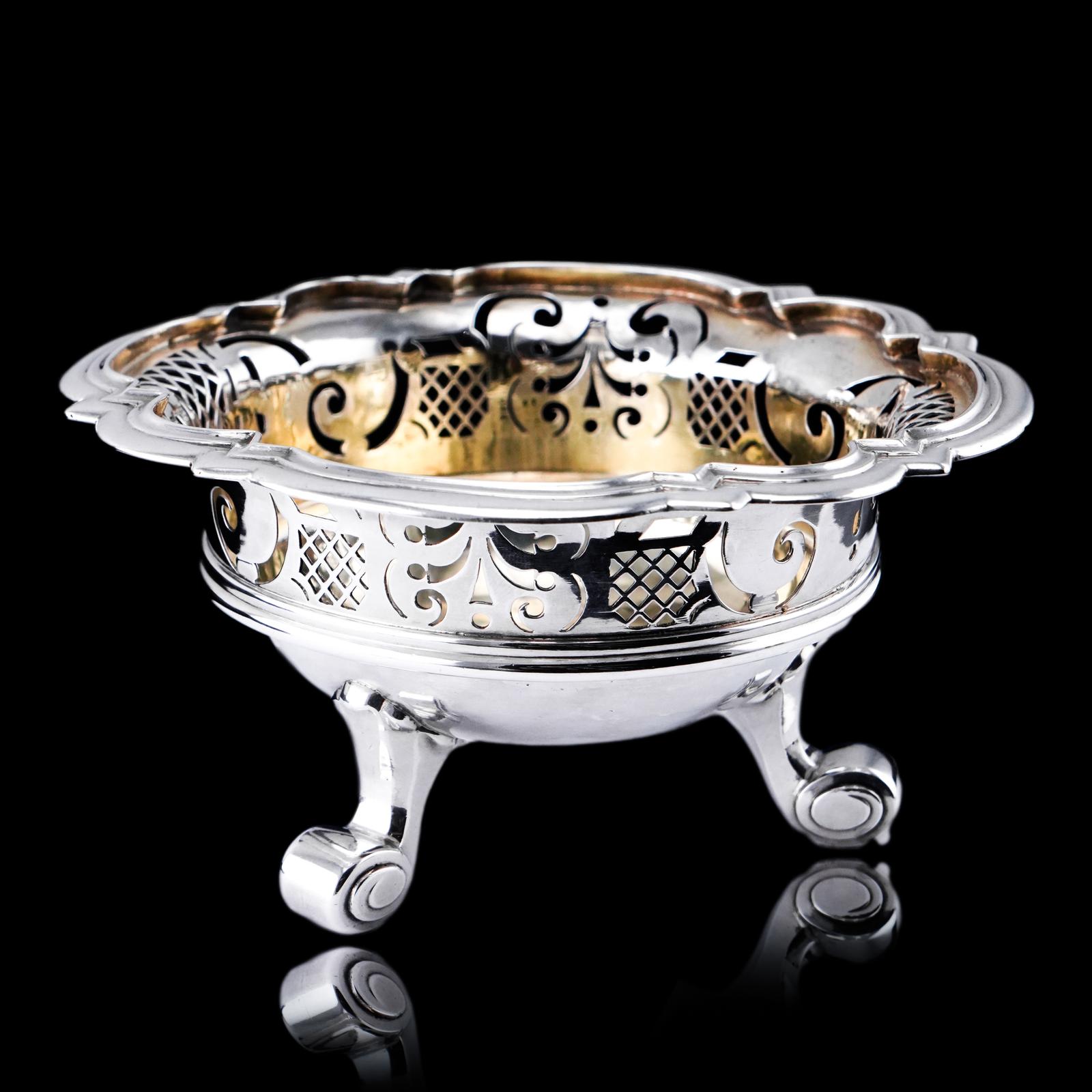 Antique Dutch Solid Silver Bowl Pipe Lighter / Brazier - Amsterdam 18th Century (1 of 28)