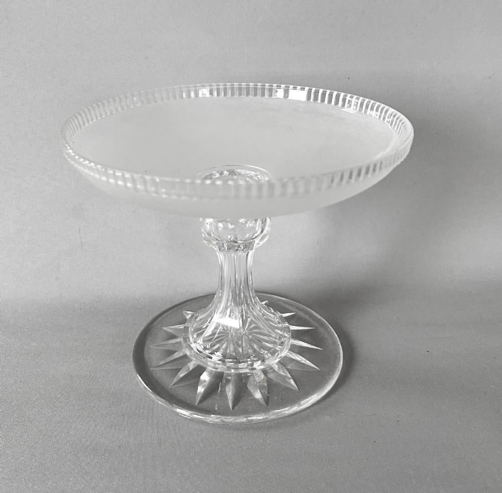 Gorgeous Victorian Cut & Frosted Tazza (1 of 4) Gorgeous Victorian Cut & Frosted Tazza (1 of 4)
