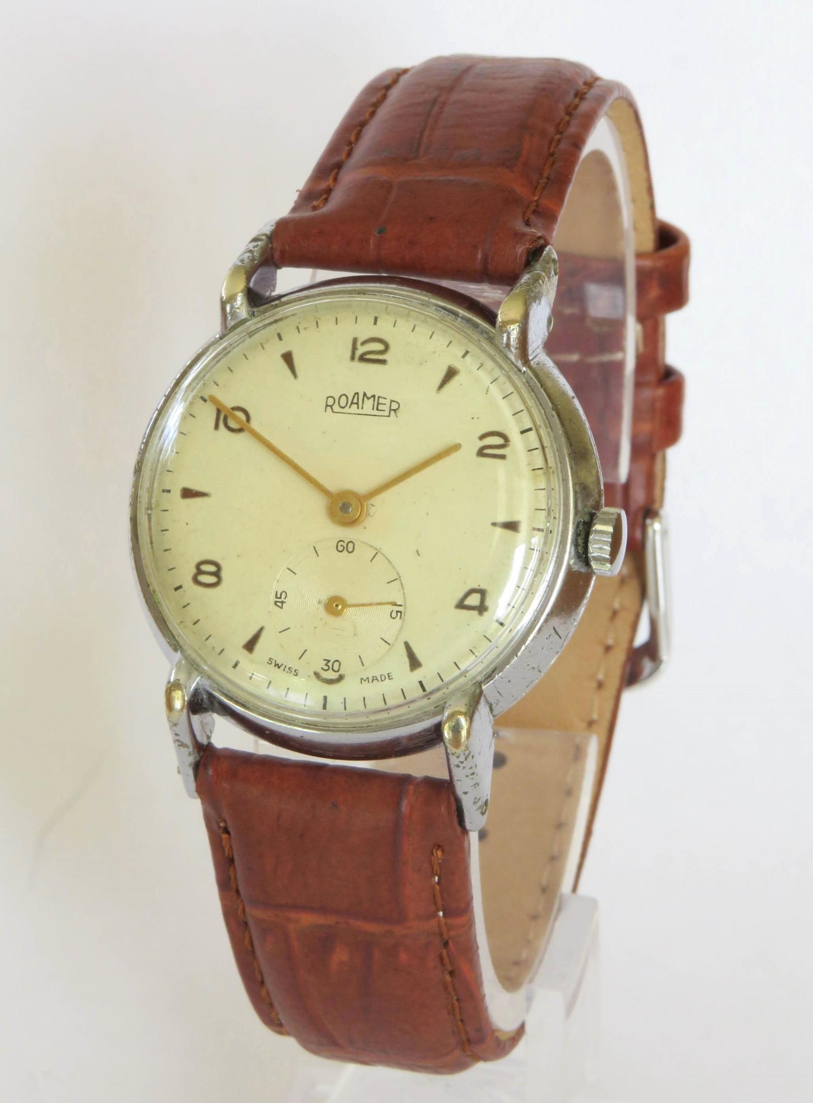 Watch : Gents 1950s Roamer Wrist Watch (1 of 5) Watch : Gents 1950s Roamer Wrist Watch (1 of 5)
