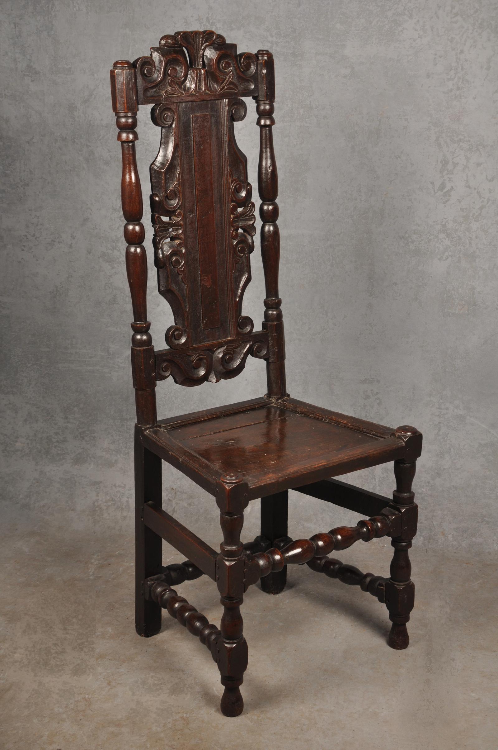 17th Century Oak Single Chair (1 of 9)