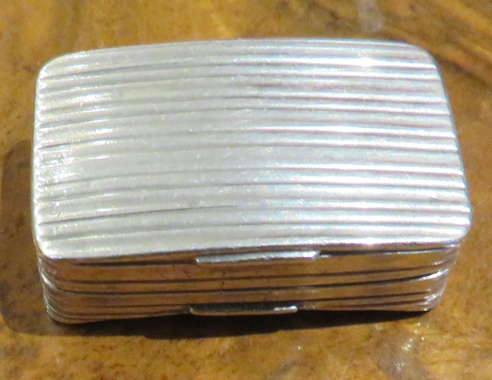 Hallmarked Silver Pill Box (1 of 2) Hallmarked Silver Pill Box (1 of 2)