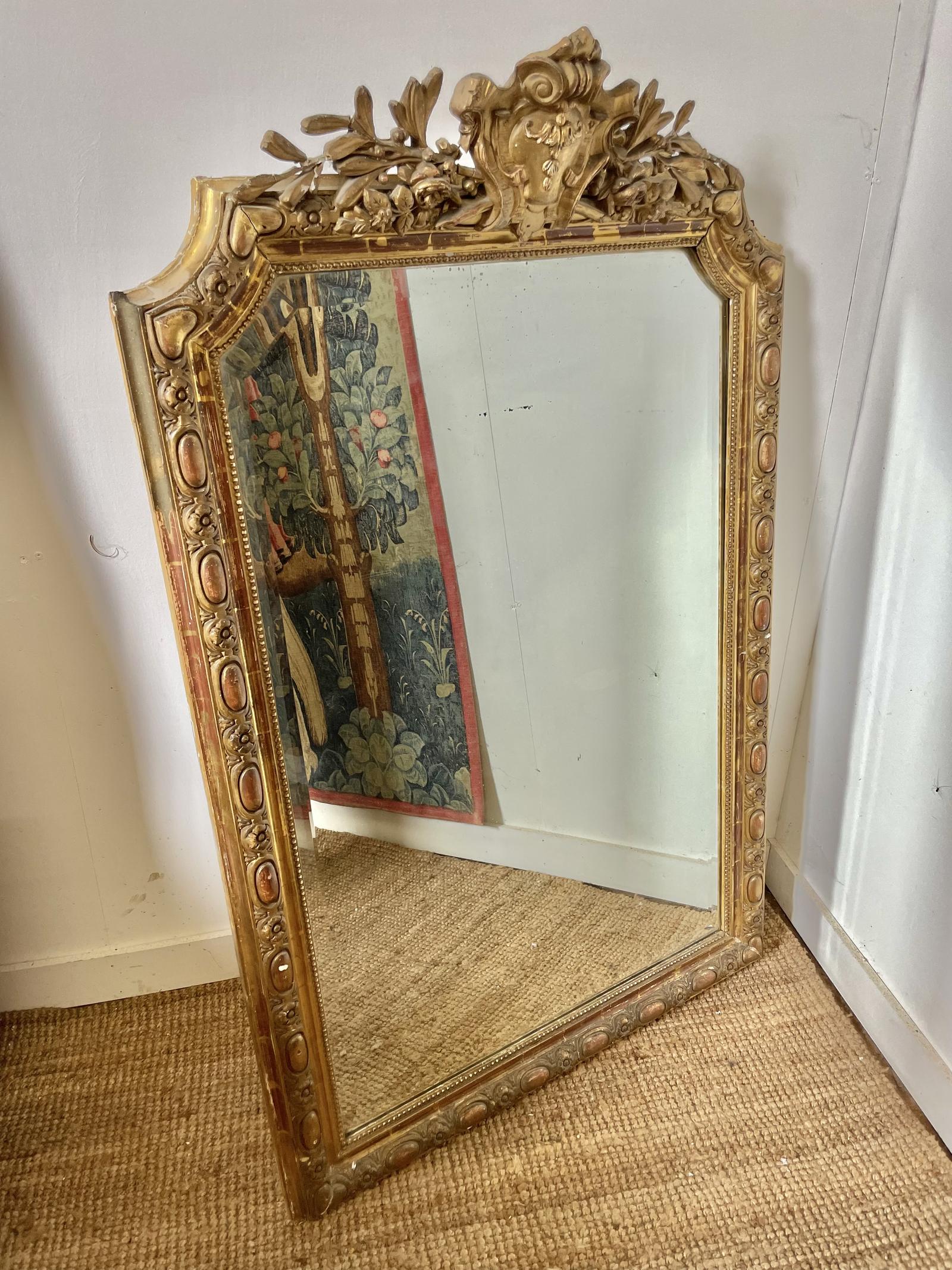 Decorative 19th Century Gilded Overmantle (1 of 16)