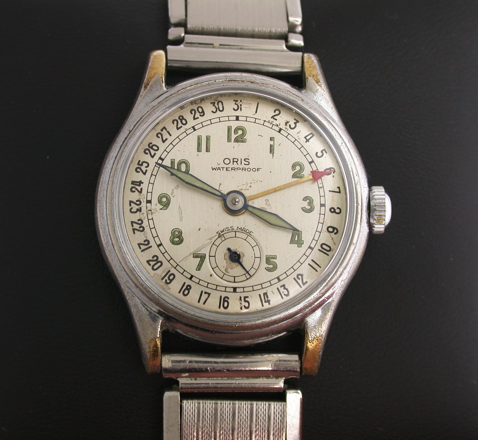 Steel Oris WW Pointer Date Caliber 453 1950s (1 of 5) Steel Oris WW Pointer Date Caliber 453 1950s (1 of 5)