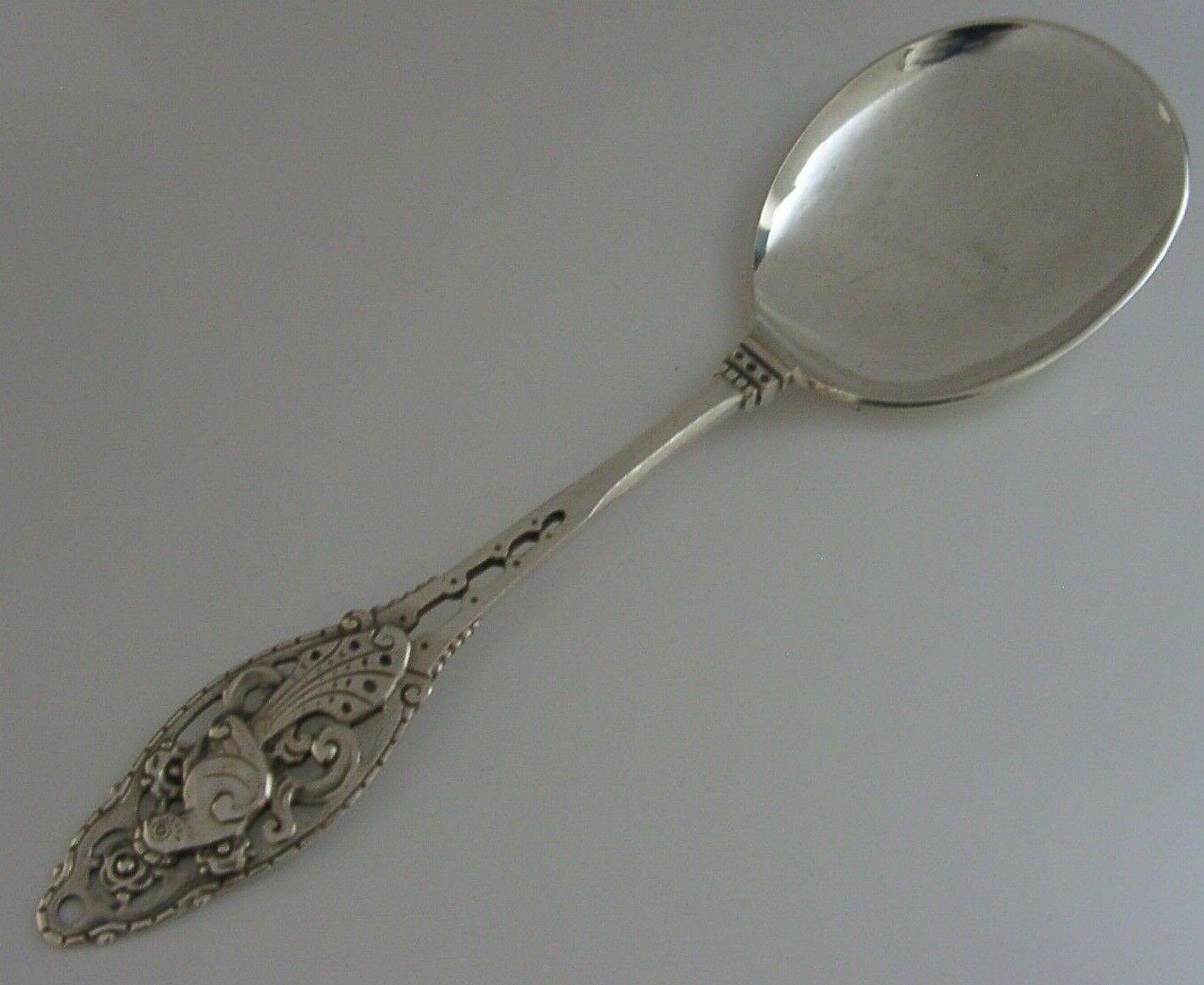 Large David Andersen Norwegian 830s Silver Serving Spoon 1900 Antique 82g Norway (1 of 6) Large David Andersen Norwegian 830s Silver Serving Spoon 1900 Antique 82g Norway (1 of 6)