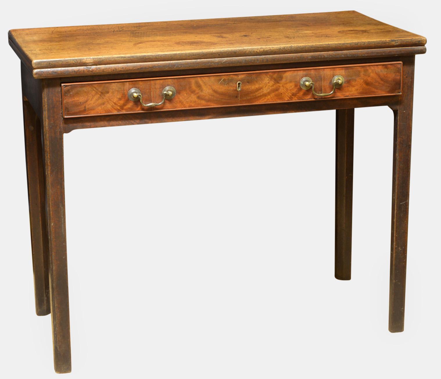 Georgian Mahogany Flip Over Tea Table (1 of 1) Georgian Mahogany Flip Over Tea Table (1 of 1)