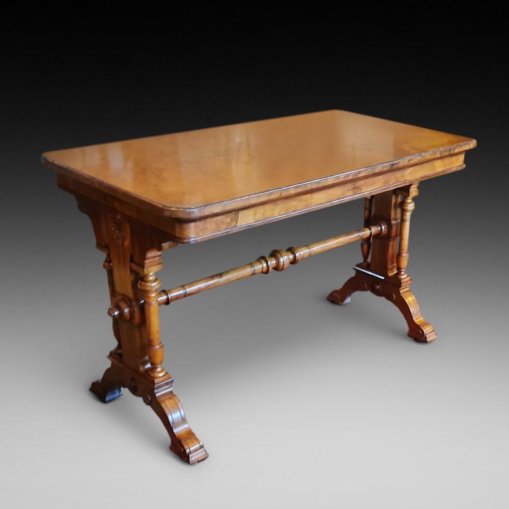 Victorian Walnut Centre Sofa Table (1 of 6)