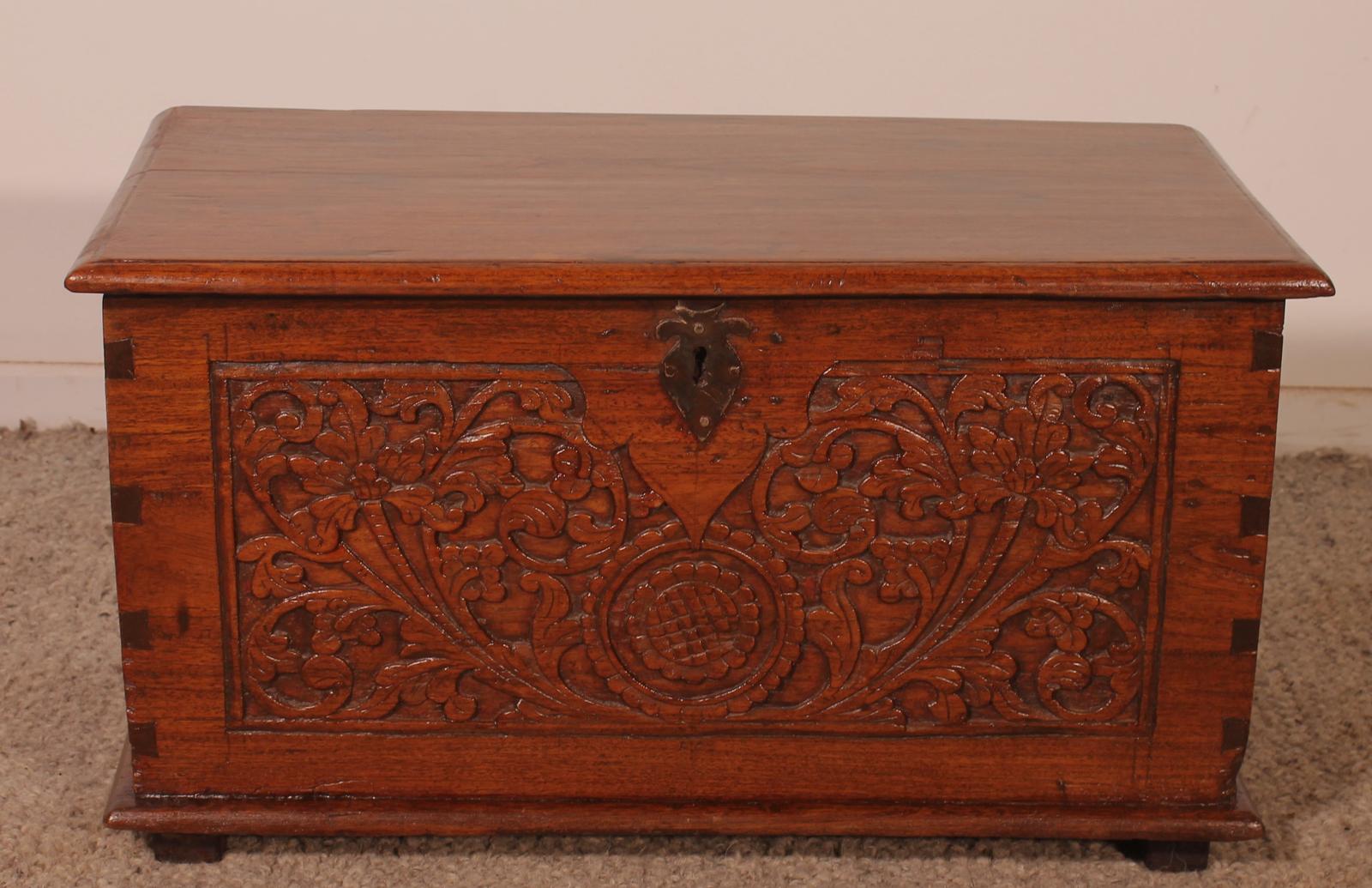 Small Indian Spice Chest - 19th Century (1 of 10)