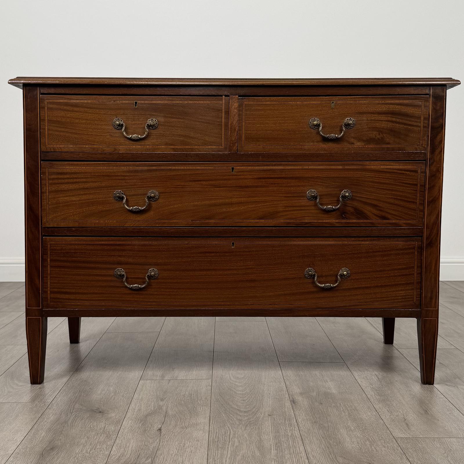 Antique 20th Century Chest Of Drawers In Mahogany (1 of 11)