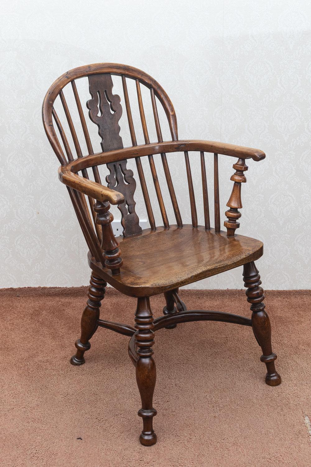 Low Back Windsor Chair in Beautiful Yew Wood and Ash (1 of 12)