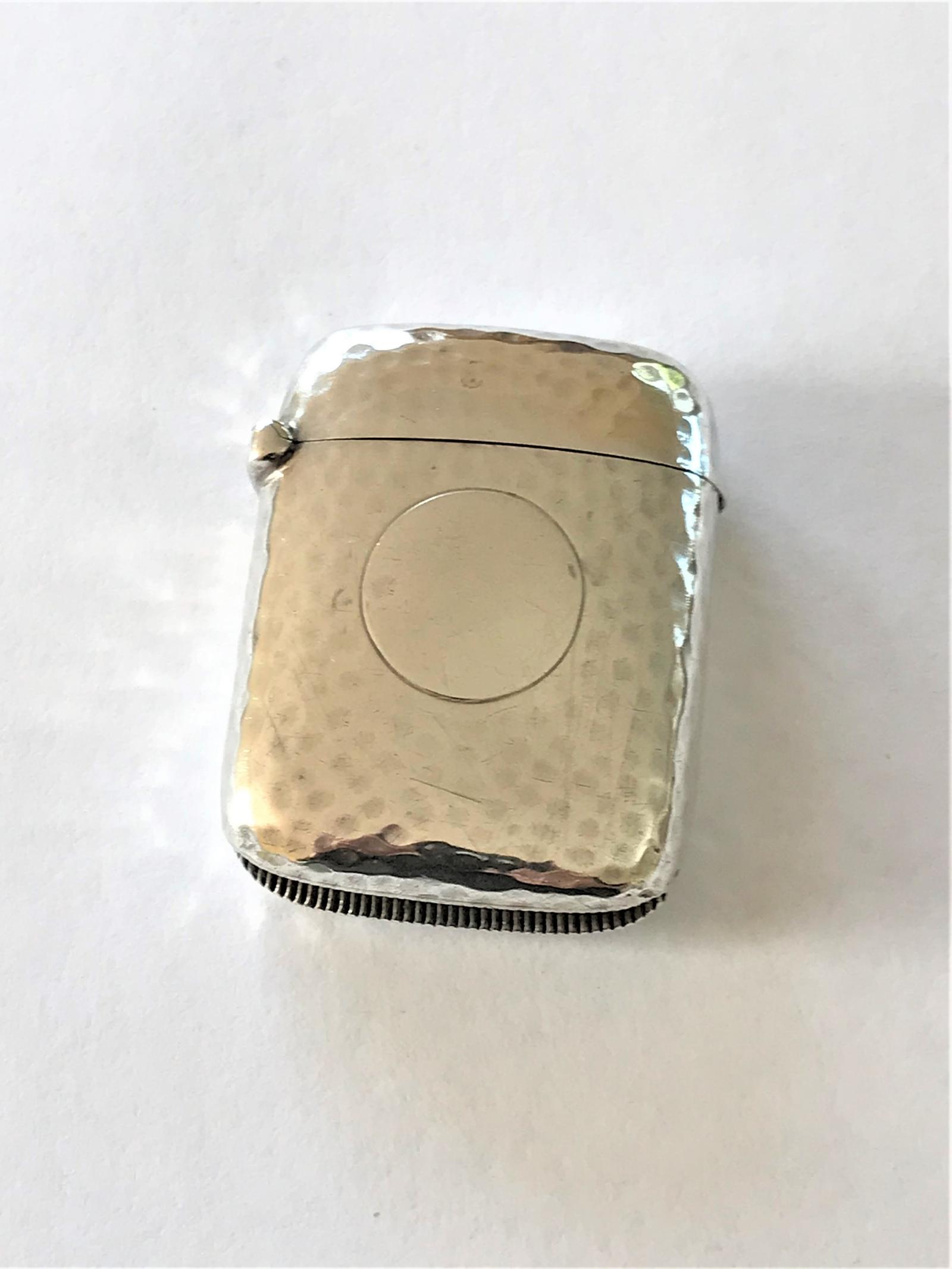 Fine Victorian Arts & Crafts Silver Vesta (1 of 5) Fine Victorian Arts & Crafts Silver Vesta (1 of 5)