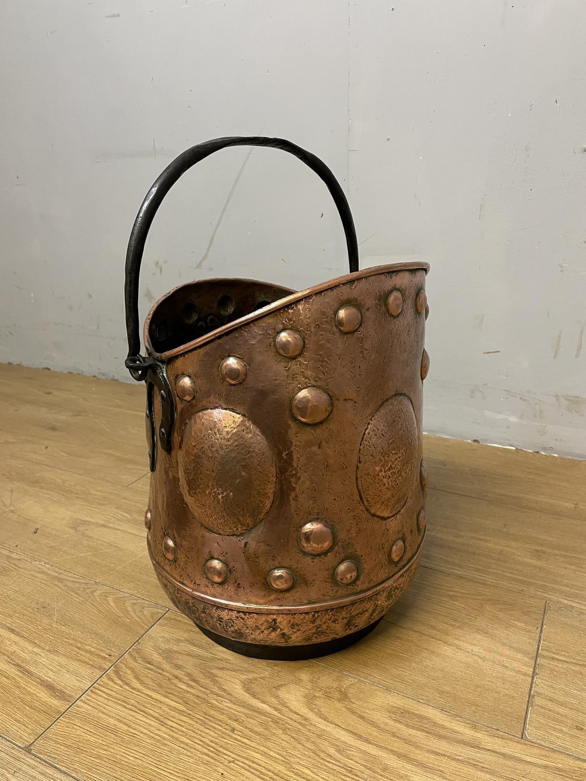 Arts & Crafts Copper Coal Scuttle c.1890 (1 of 11)