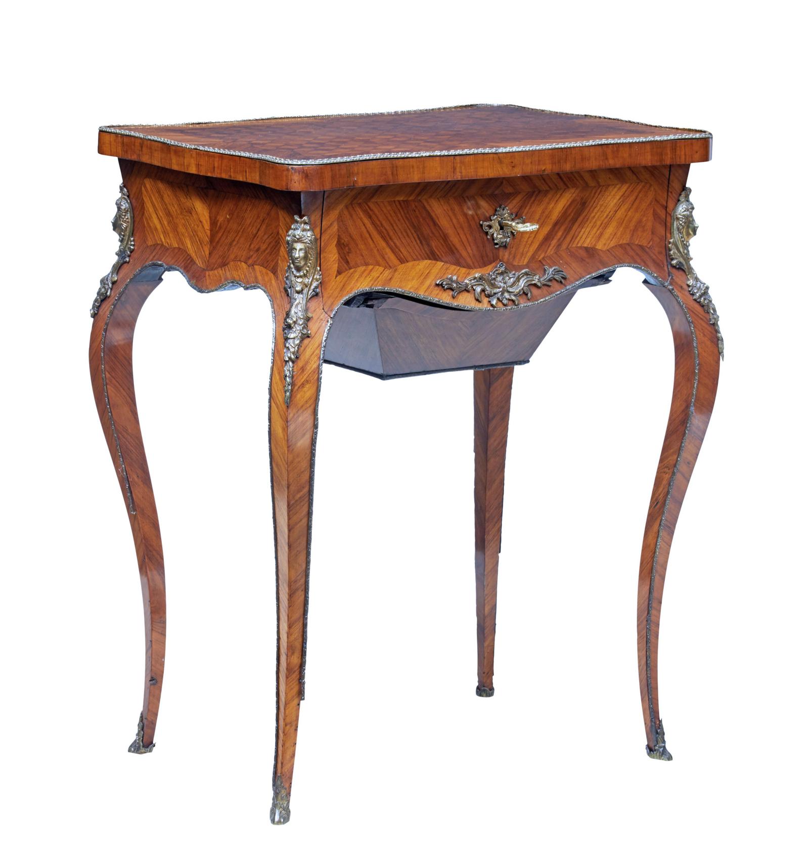 19th Century French Kingwood Sewing Work Table (1 of 9) 19th Century French Kingwood Sewing Work Table (1 of 9)