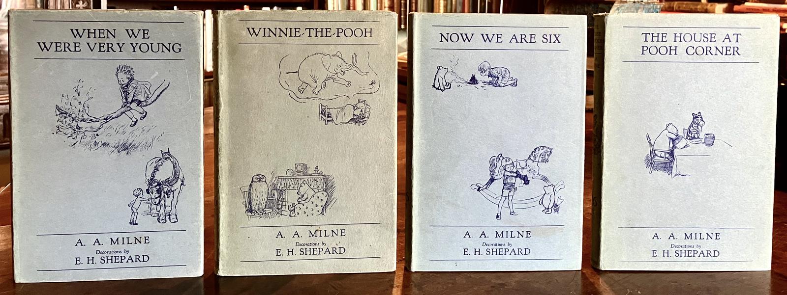 1934 Winnie the Pooh Complete Set by a a Milne 4 x Volumes With Dust Jackets (1 of 3) 1934 Winnie the Pooh Complete Set by a a Milne 4 x Volumes With Dust Jackets (1 of 3)