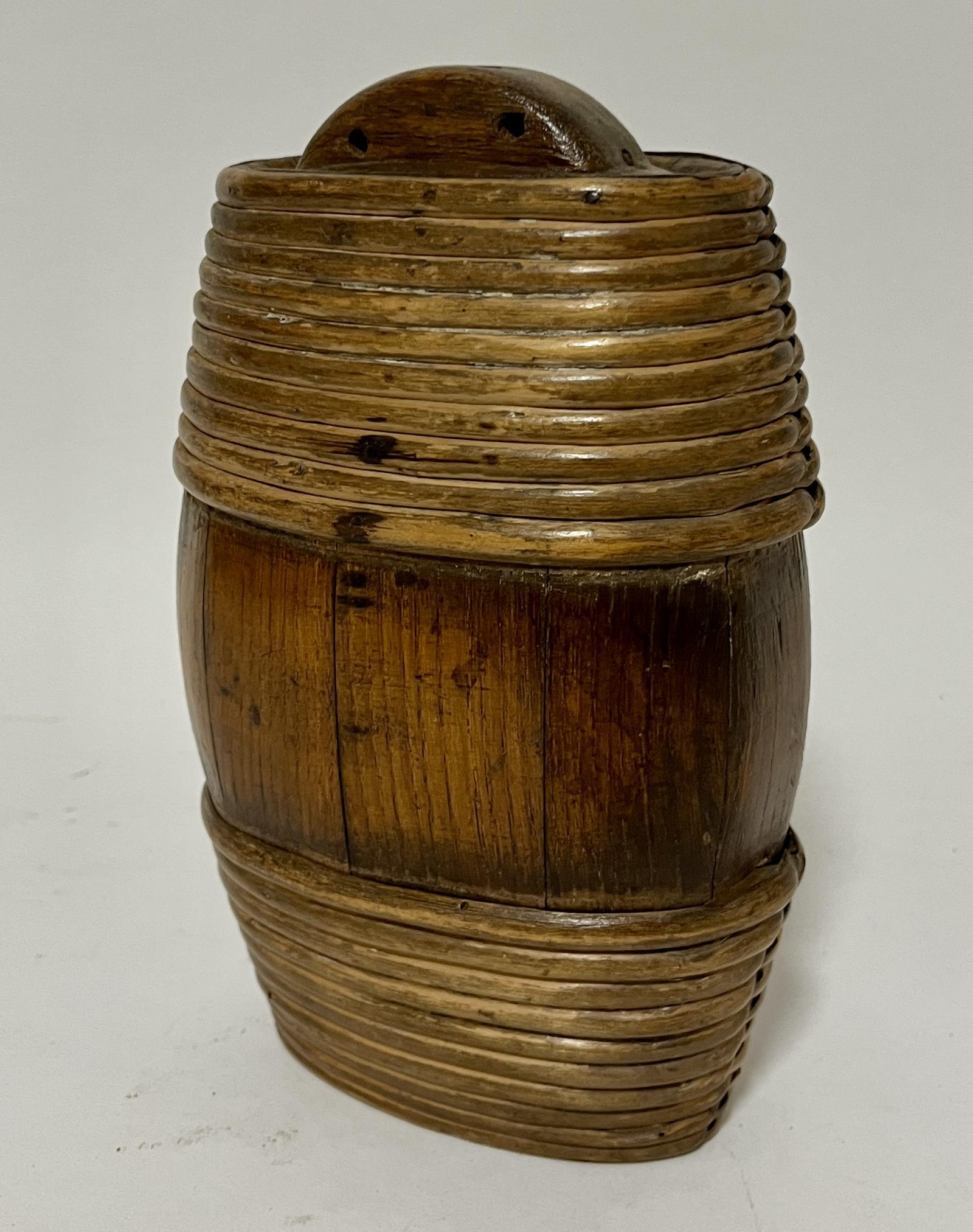 Small Antique Treen Keg (1 of 7) Small Antique Treen Keg (1 of 7)