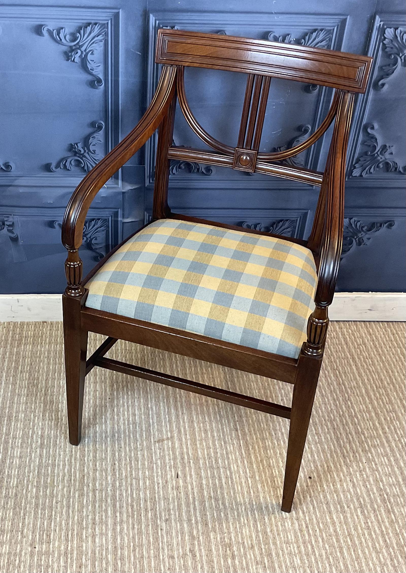 Edwardian Mahogany Desk Chair (1 of 1)