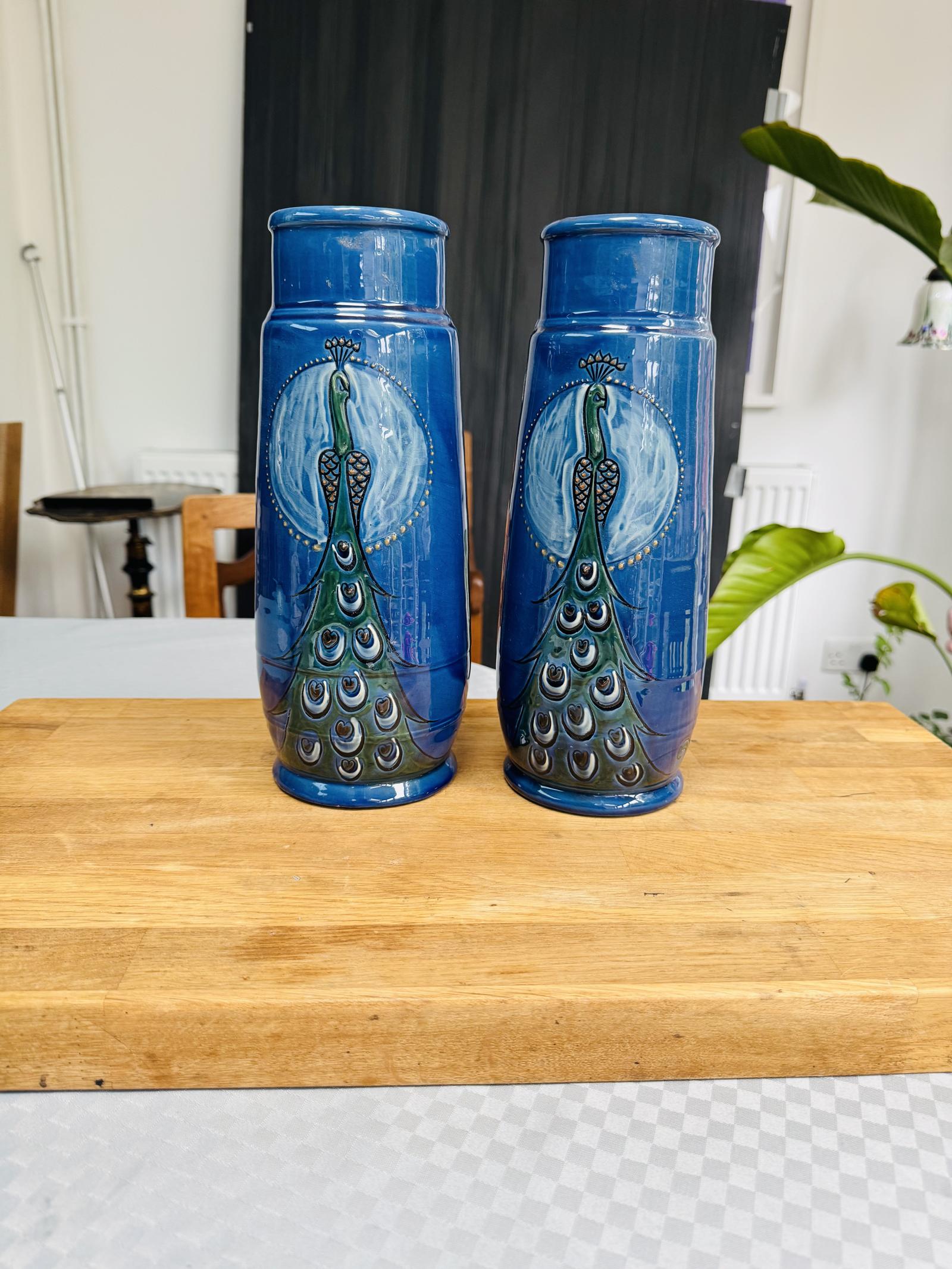 Pair of Vases by CH Brannam (1 of 11)