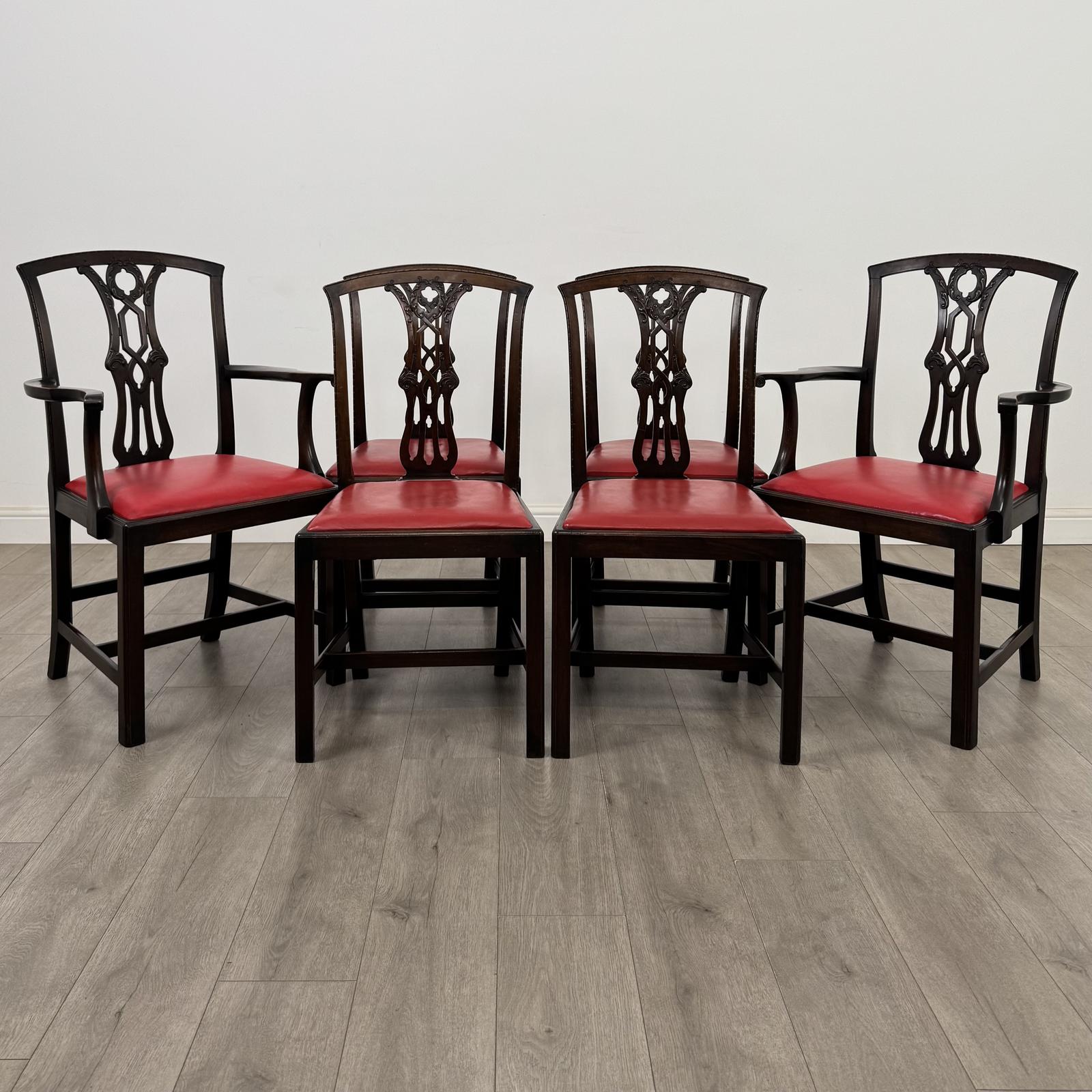 Antique 18th Century Georgian Set of 6 Mahogany Dining Chairs (1 of 9) Antique 18th Century Georgian Set of 6 Mahogany Dining Chairs (1 of 9)