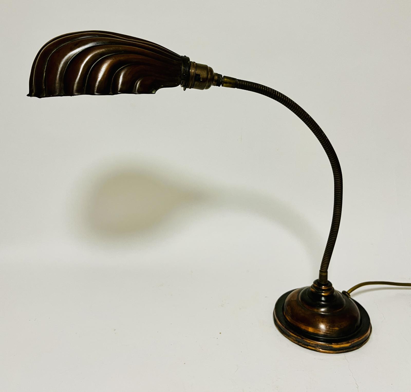 Antique Industrial Shell Desk Lamp (1 of 11) Antique Industrial Shell Desk Lamp (1 of 11)