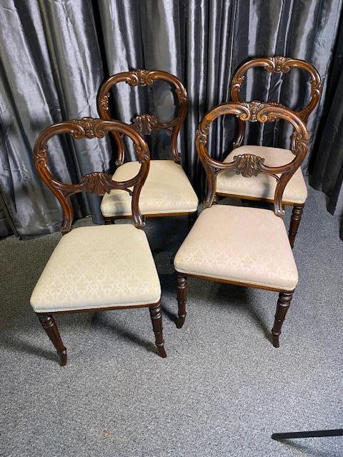 Set of Four Rosewood Chairs (1 of 6)