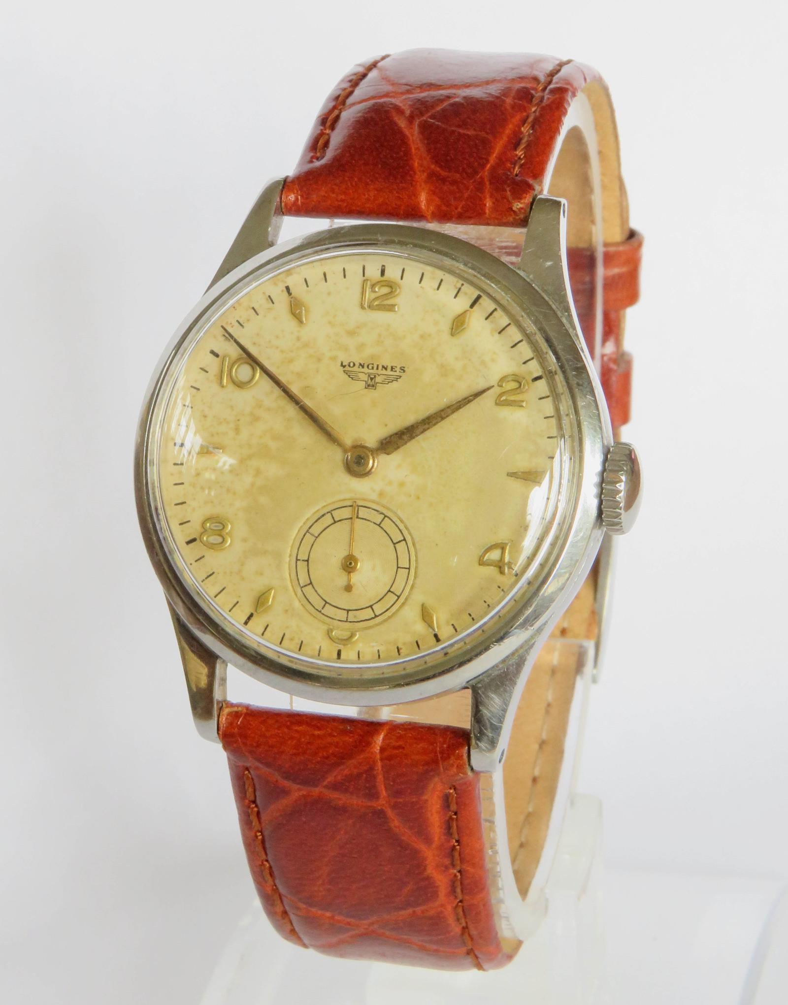 Watch : Gents Longines Wrist Watch, 1952 (1 of 5)