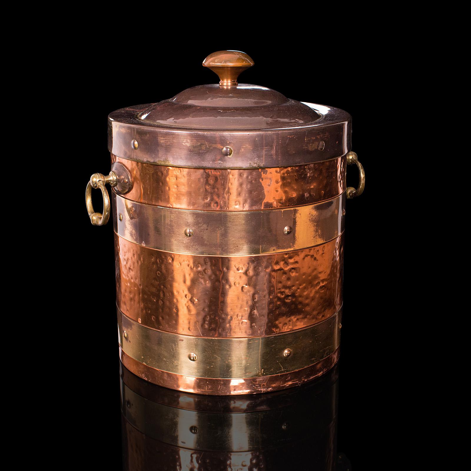 Antique Fireside Bin, English, Copper, Brass, Decorative, Scuttle, Edwardian (1 of 12) Antique Fireside Bin, English, Copper, Brass, Decorative, Scuttle, Edwardian (1 of 12)