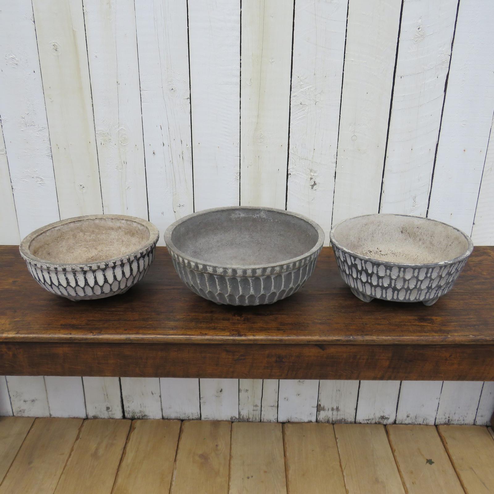 Set of Three Decorative Swiss Planters (1 of 8)