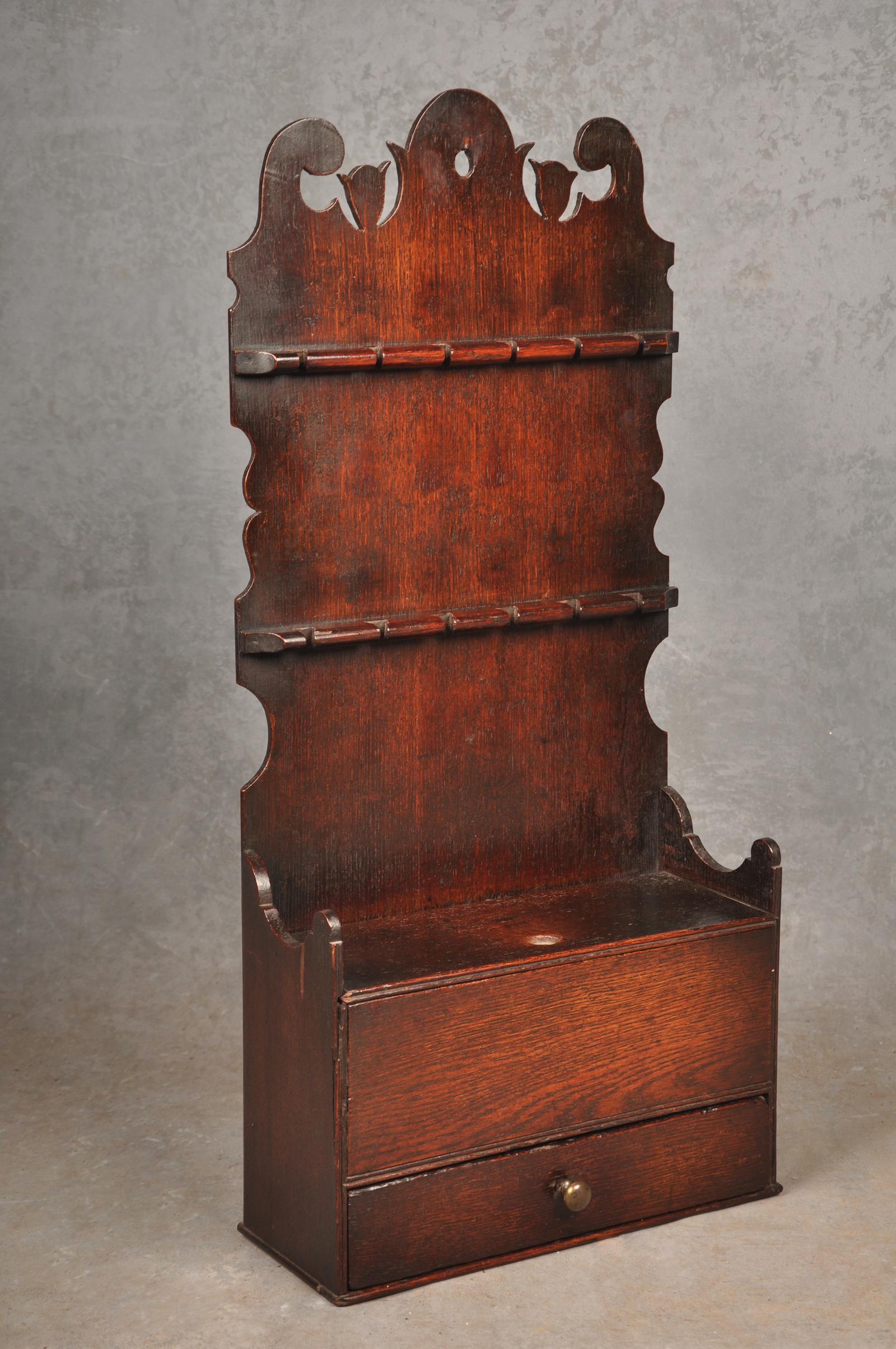 18th Century Oak Spoon Rack (1 of 11)