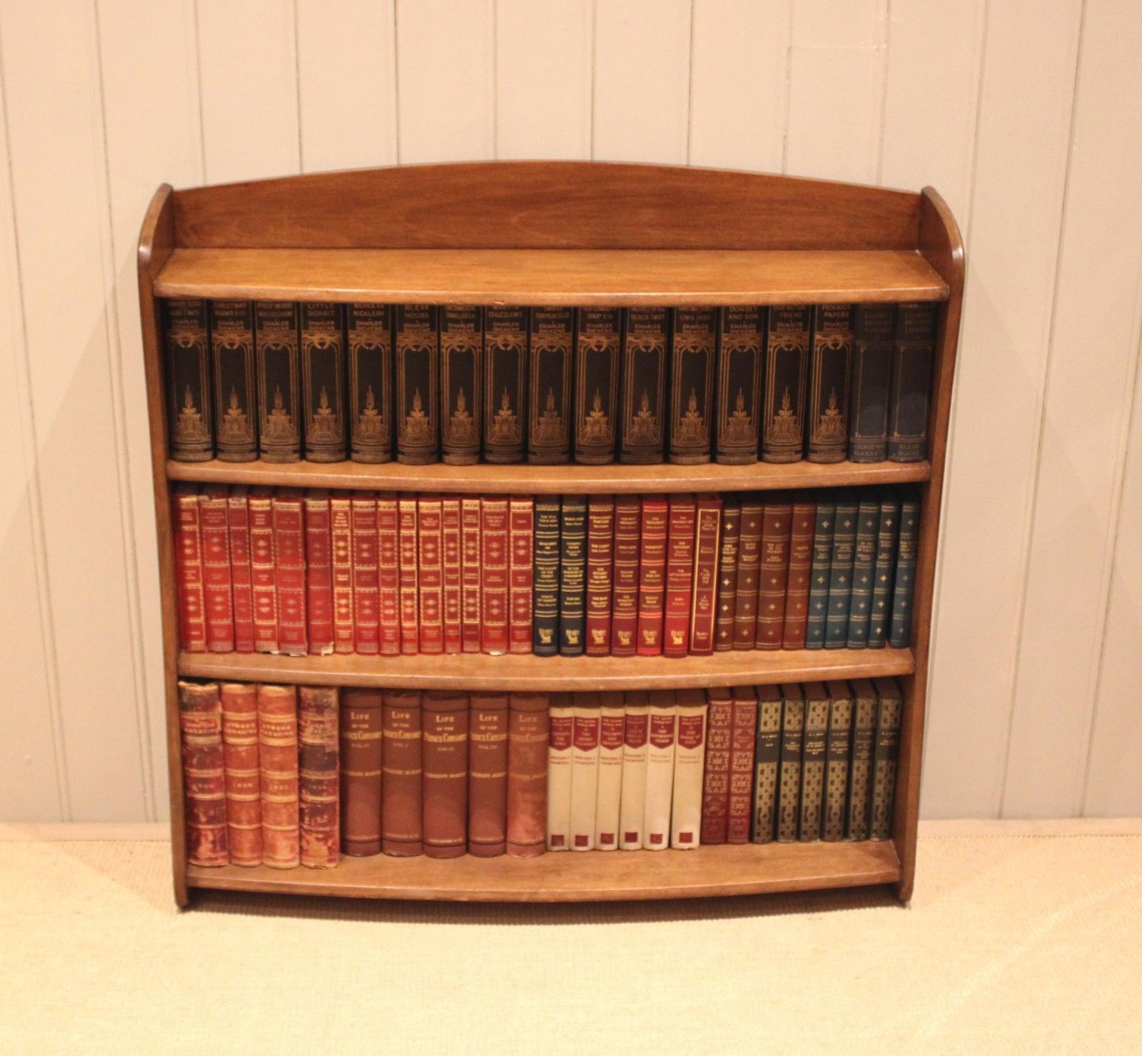 Walnut Graduated Open Bookcase (1 of 14)