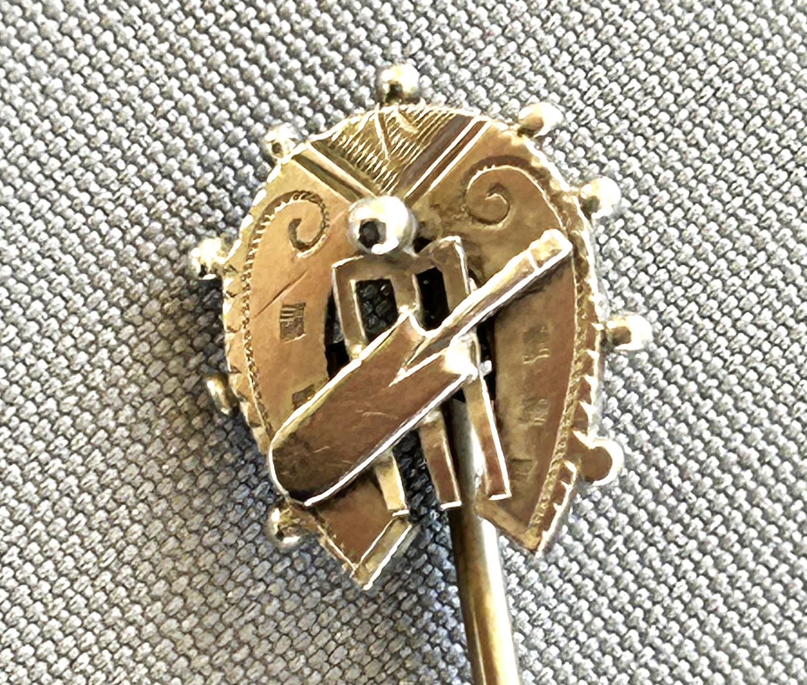 Rare Victorian Cricket Themed Silver Stick Pin (1 of 5) Rare Victorian Cricket Themed Silver Stick Pin (1 of 5)