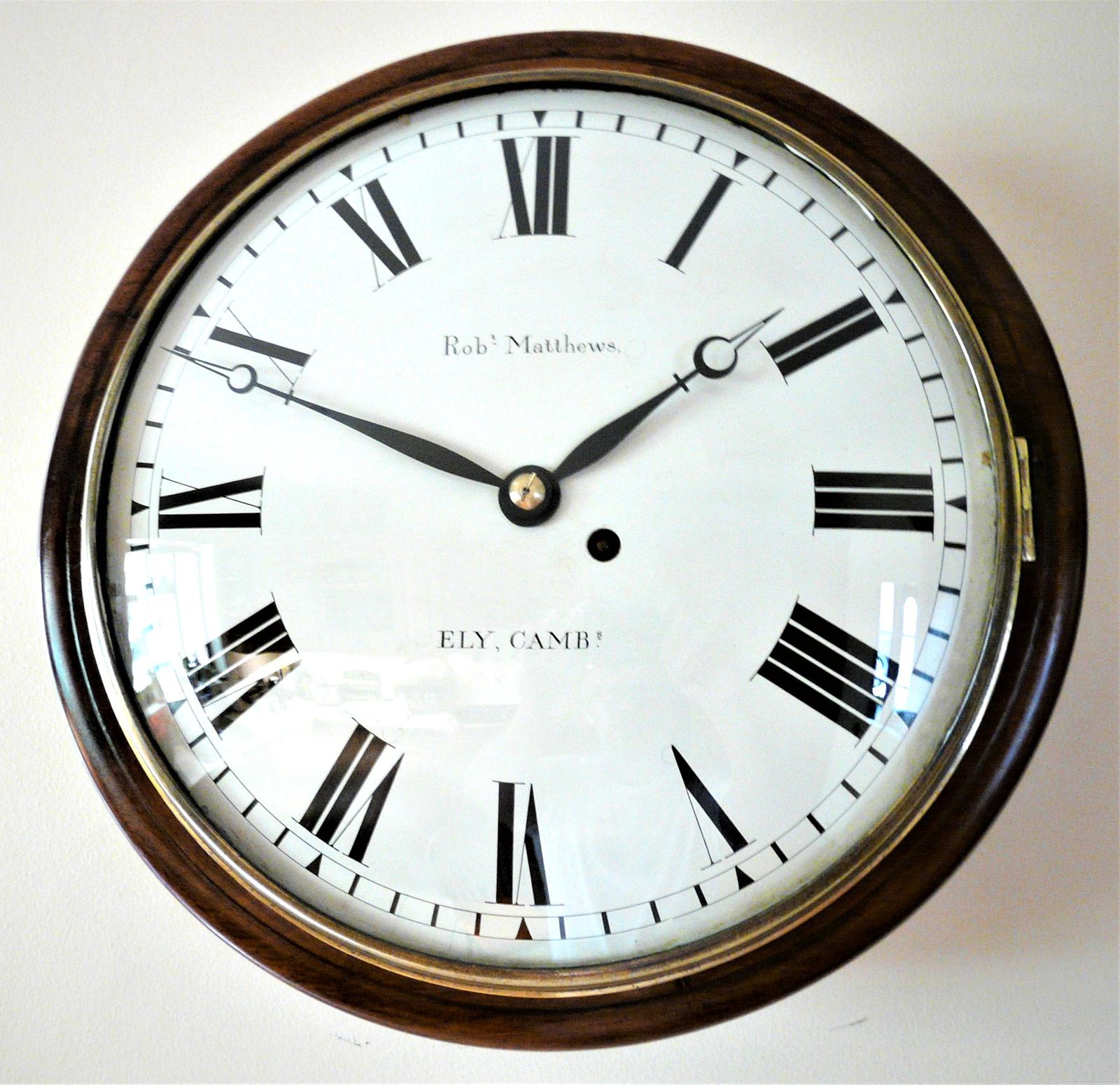 Superb 12” English Fusee Dial Timepiece by Robert Matthews 1833 (1 of 4) Superb 12” English Fusee Dial Timepiece by Robert Matthews 1833 (1 of 4)