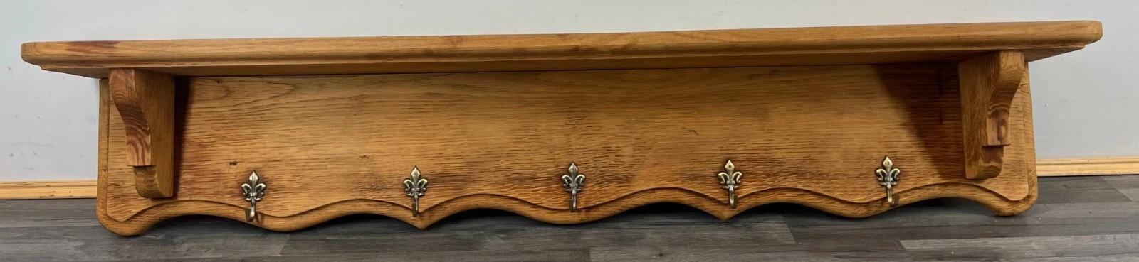 Coat Rack Antique French Oak Wall Mounted 5 Hook Plate Rack Hanger (1 of 8) Coat Rack Antique French Oak Wall Mounted 5 Hook Plate Rack Hanger (1 of 8)