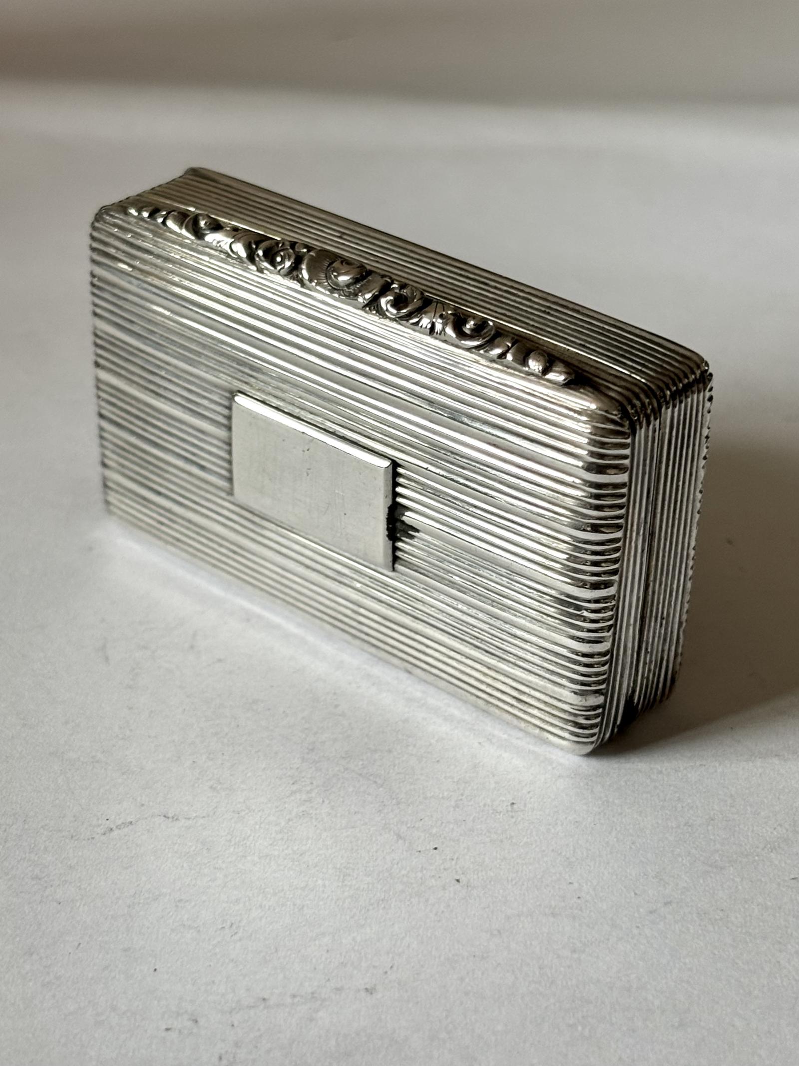 Antique Silver Gilt Early Victorian Snuff Box Francis Clark Birmingham 1839 (1 of 11)