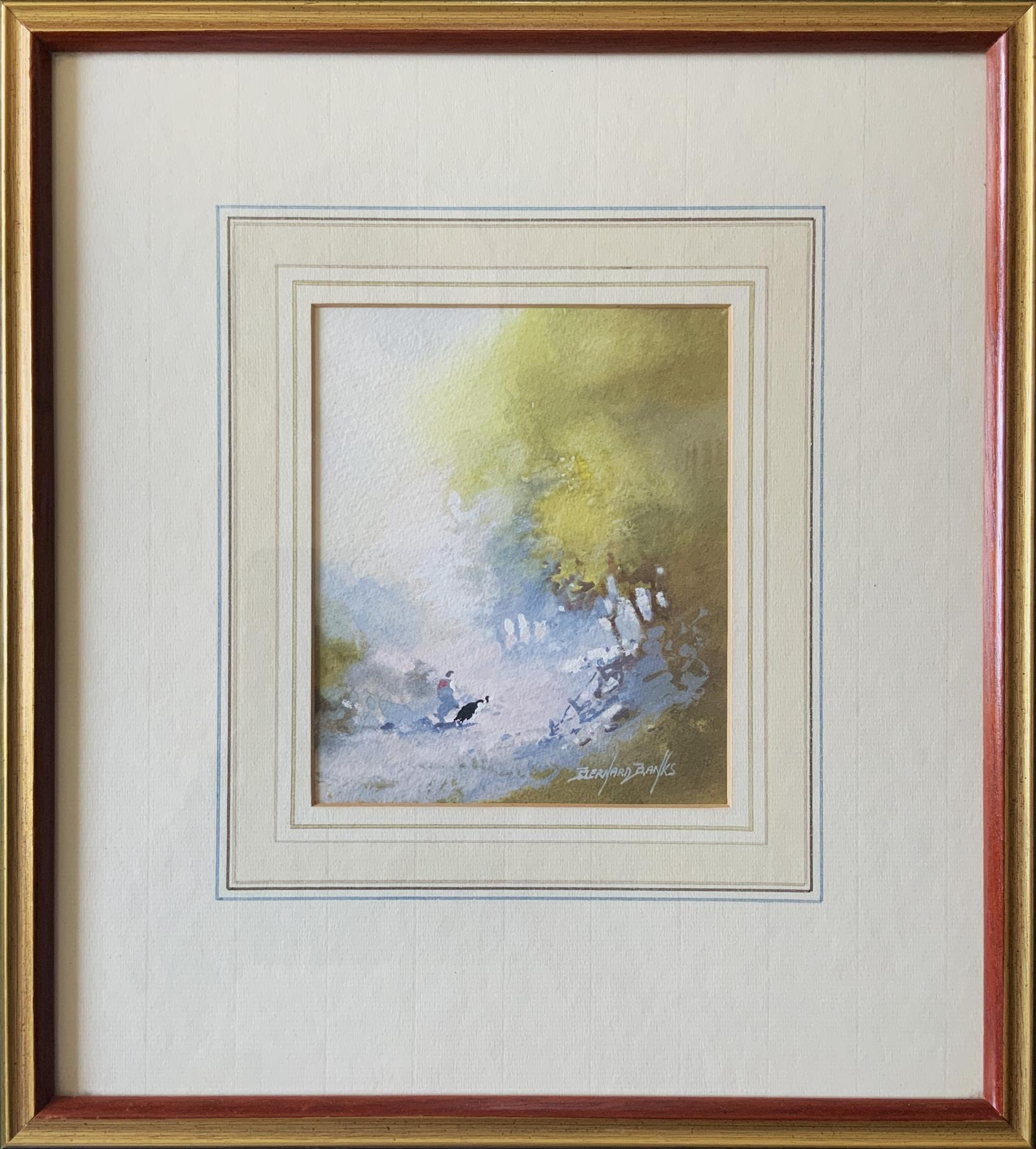Sheepdog Impressionist Farming Landscape Watercolour Painting (1of4) (1 of 8) Sheepdog Impressionist Farming Landscape Watercolour Painting (1of4) (1 of 8)