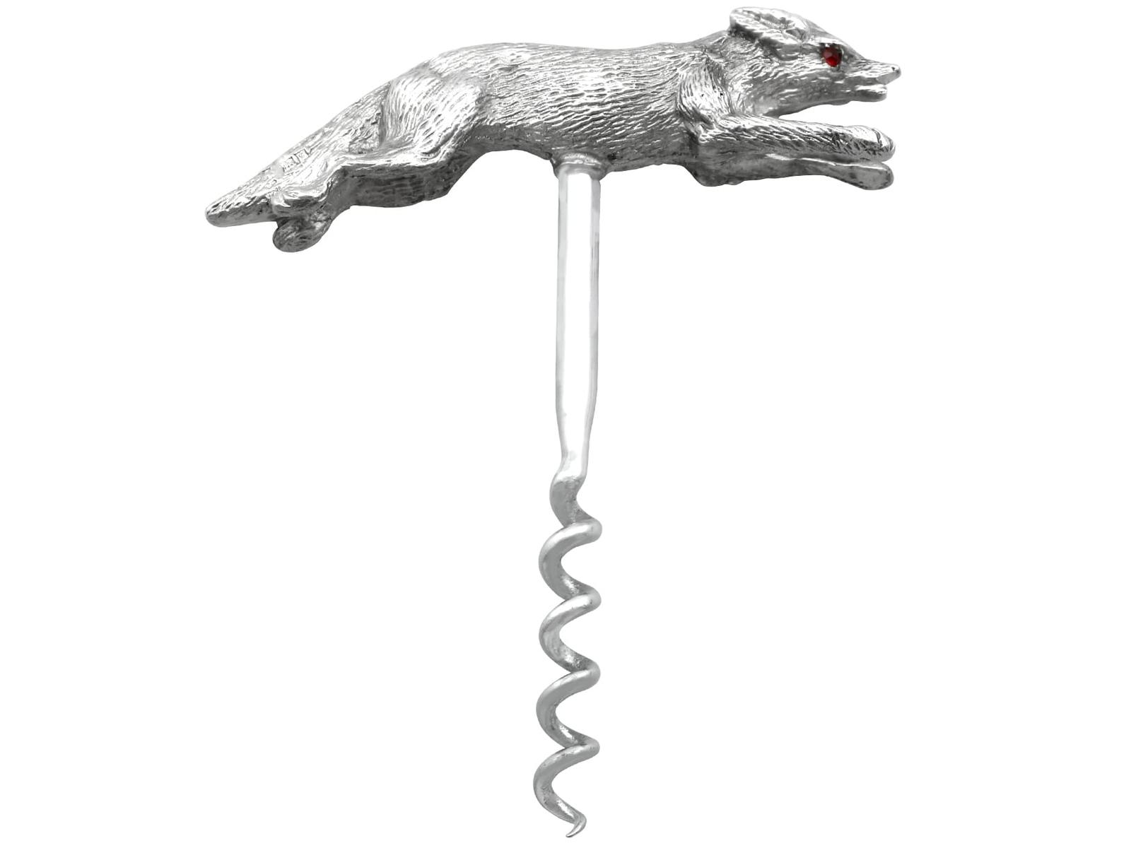 Vintage Sterling Silver Fox Corkscrew 1967 (1 of 12) Vintage Sterling Silver Fox Corkscrew 1967 (1 of 12)