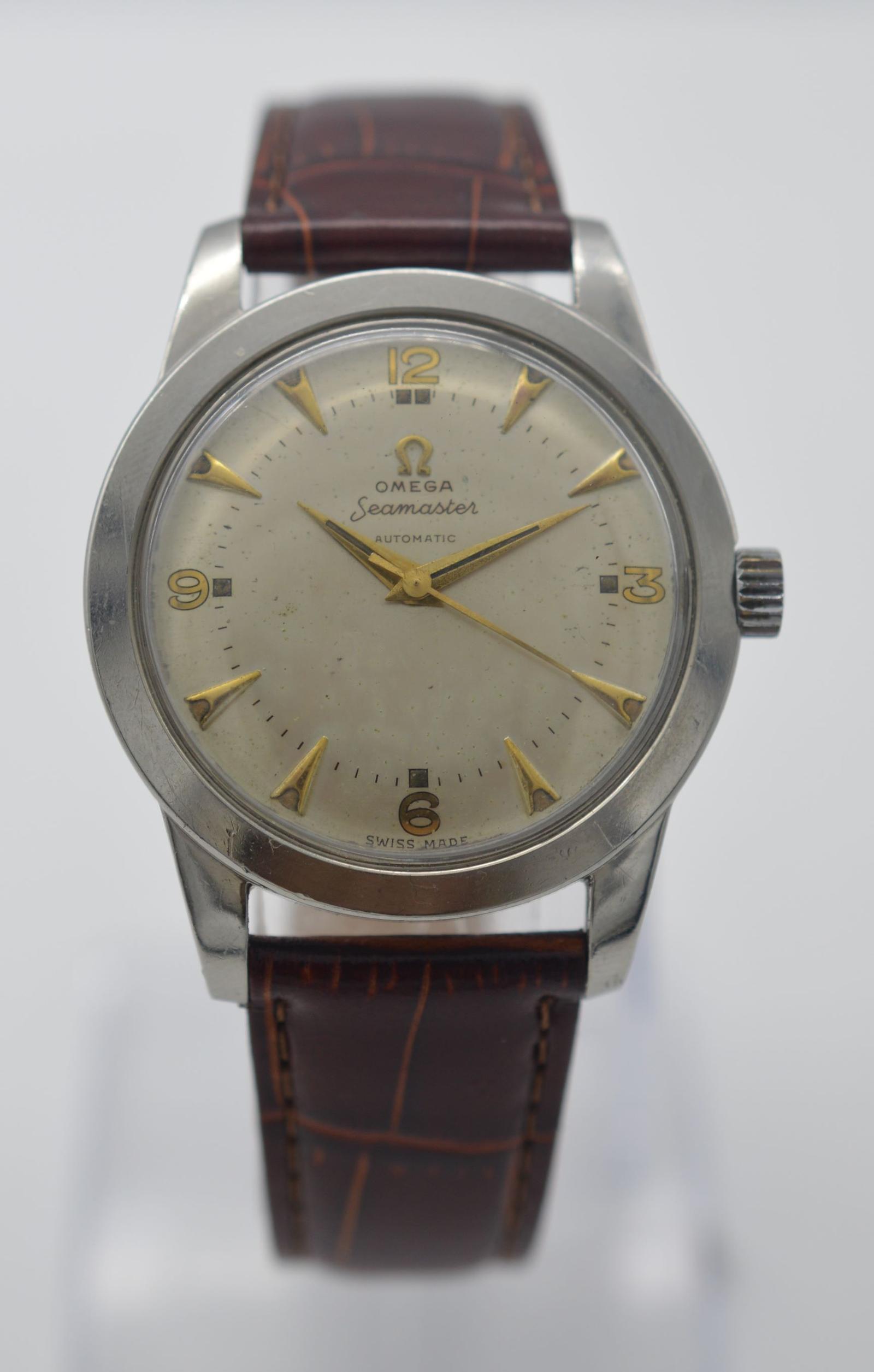 1951 Omega Seamaster Automatic 'Beefy Lugs' Wristwatch (1 of 8)