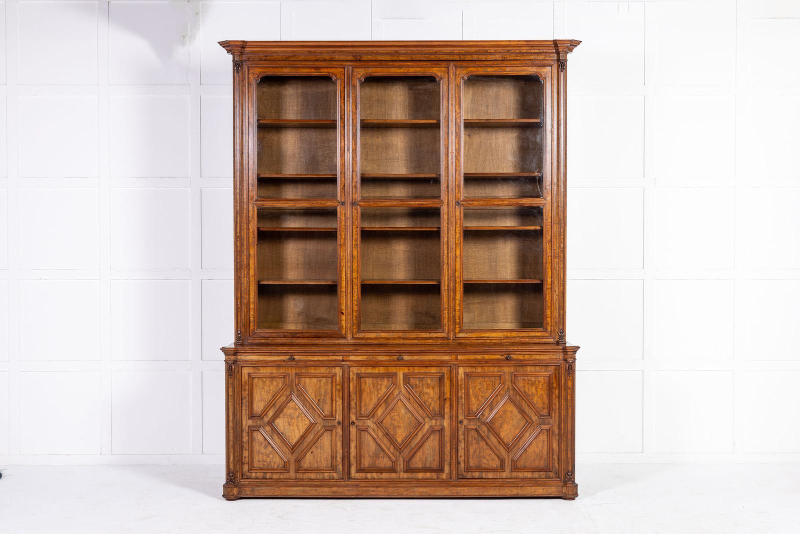 Early 19th Century French Mahogany Bookcase (1 of 15)
