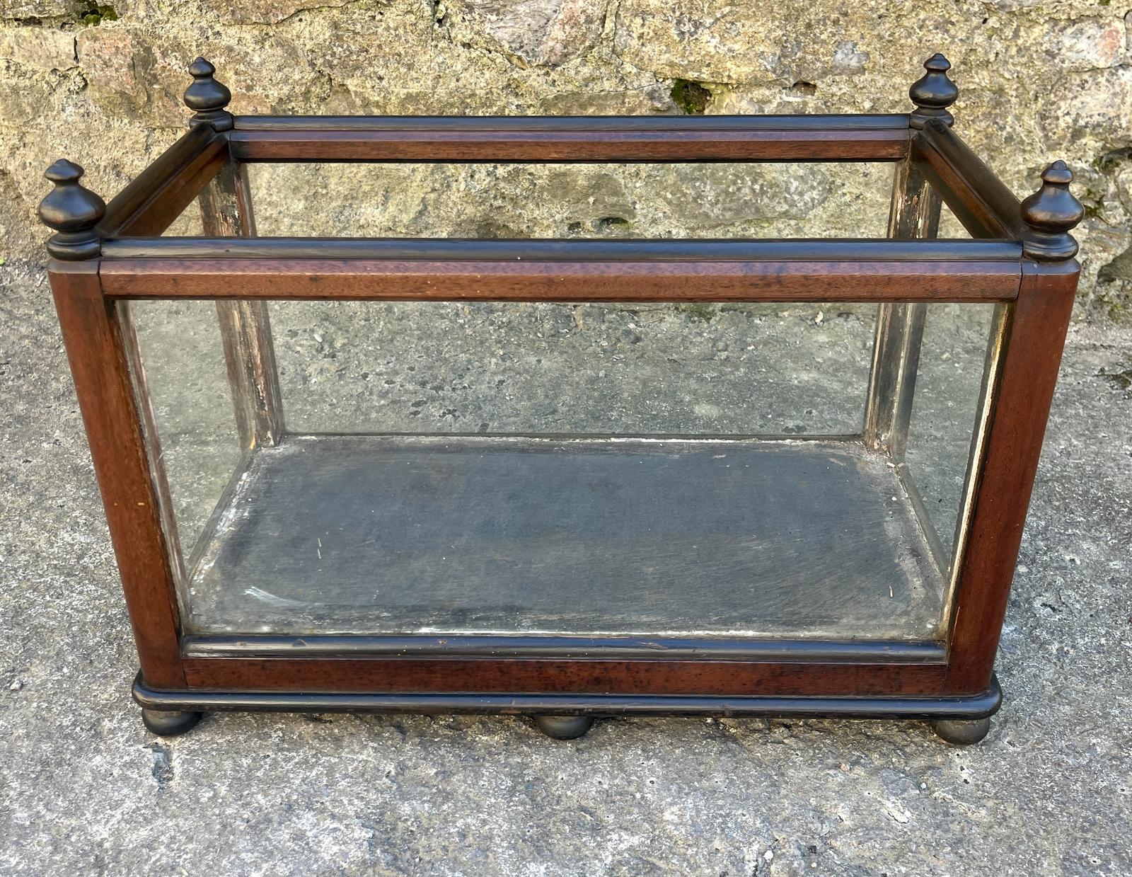 Antique Oak Framed Glass Terrarium (1 of 12) Antique Oak Framed Glass Terrarium (1 of 12)