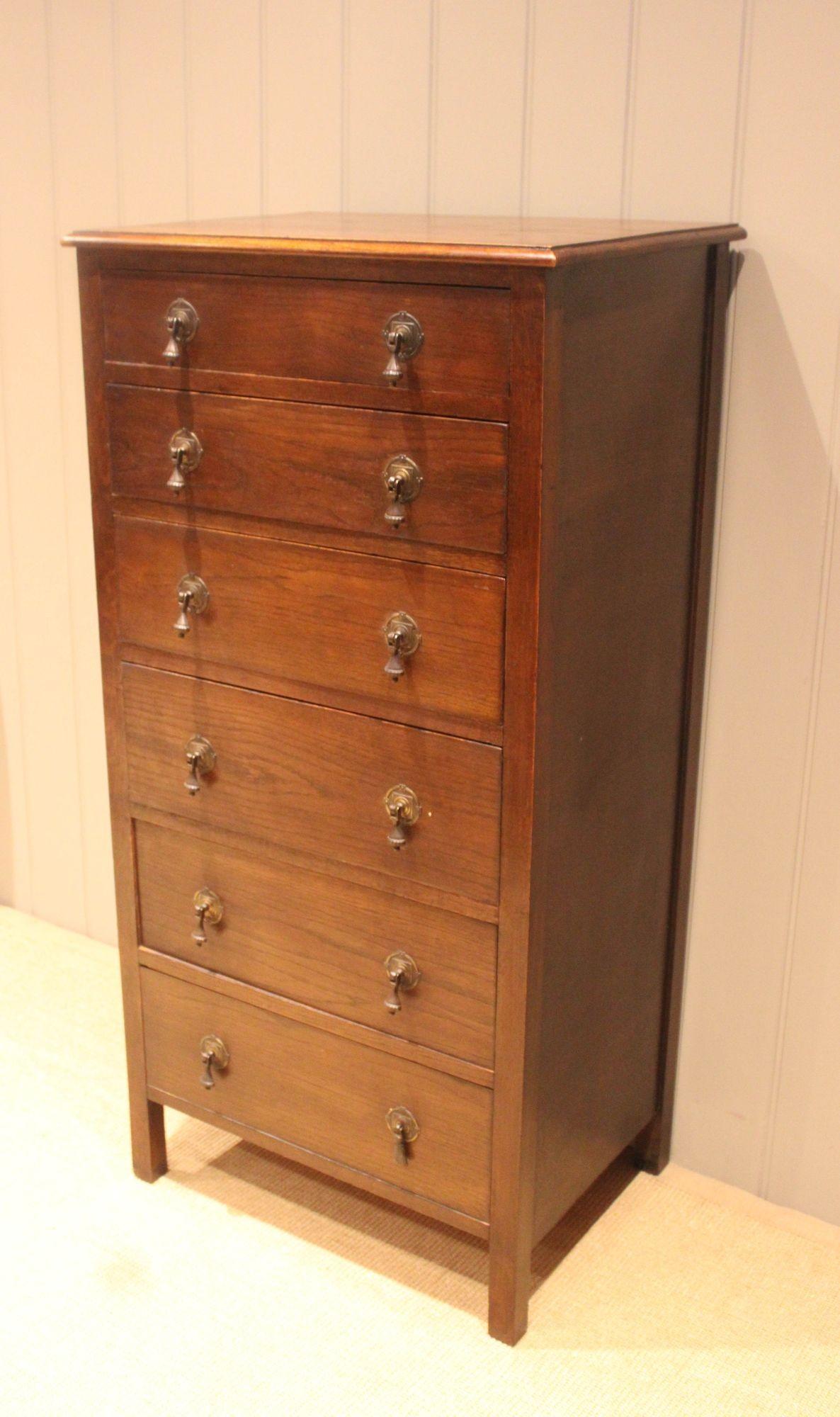 Tall Oak Chest of Drawers (1 of 11) Tall Oak Chest of Drawers (1 of 11)