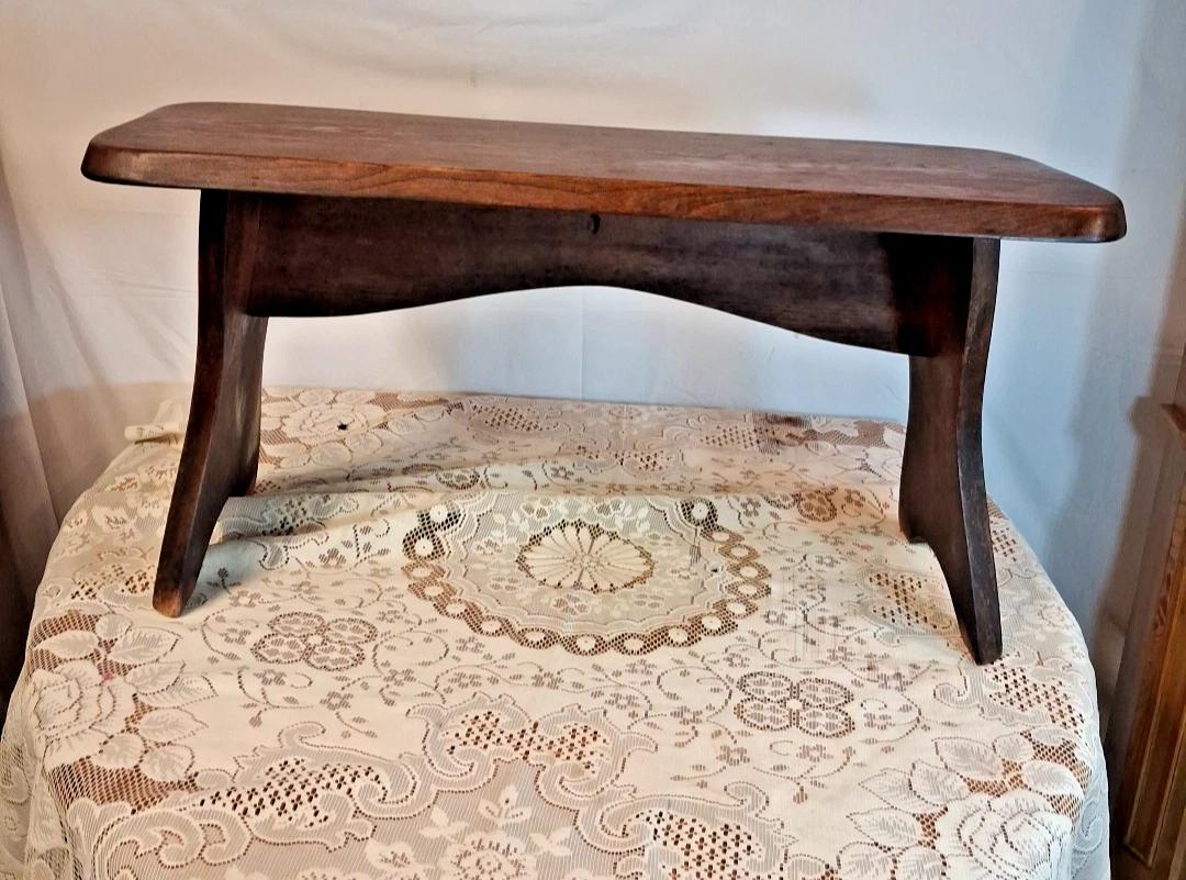 Late 19th/early 20th Century Elm Bench Of Rectangular Form (1 of 9)