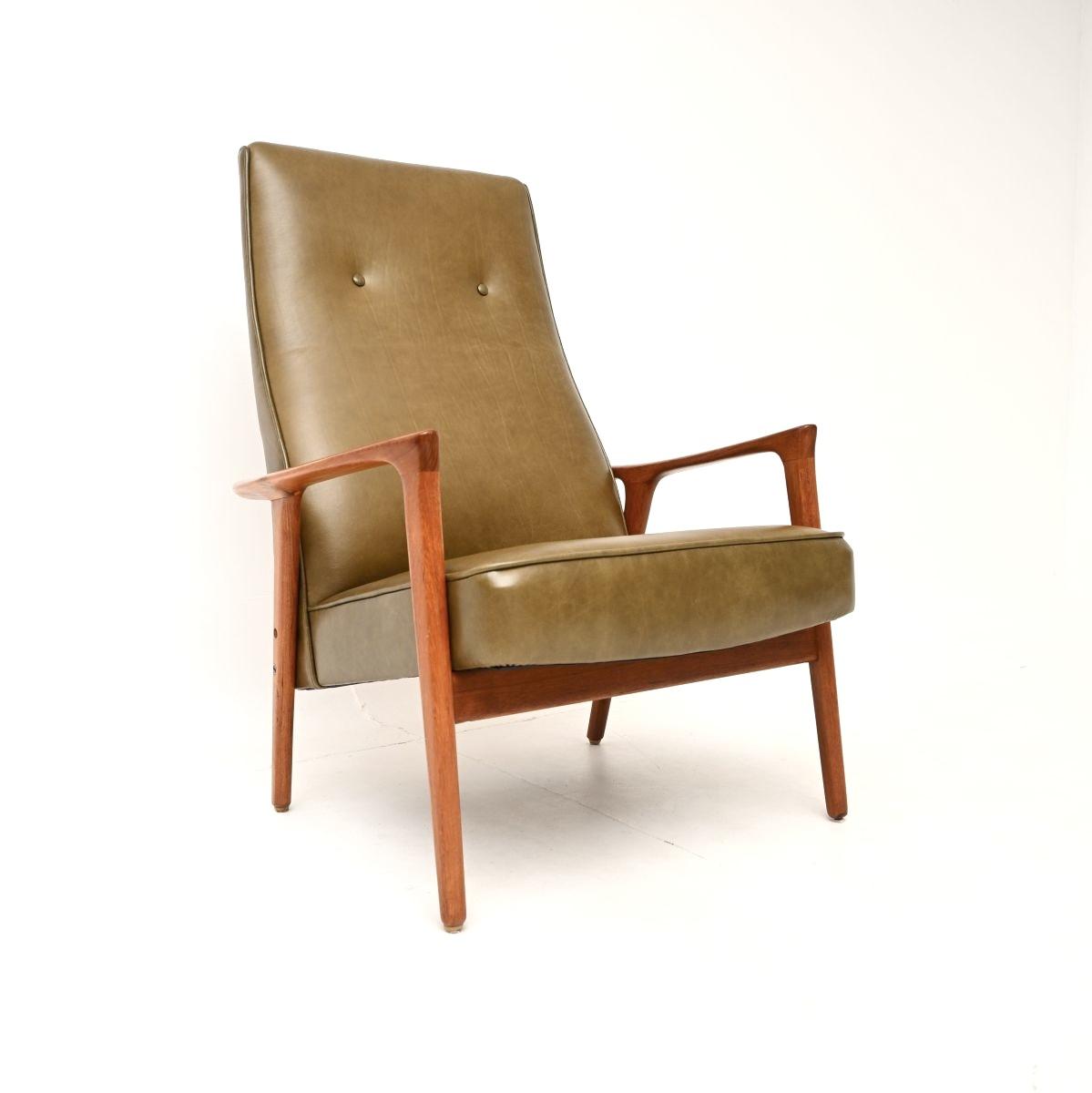 Vintage Swedish Armchair in Walnut & Leather by Inge Andersson (1 of 9) Vintage Swedish Armchair in Walnut & Leather by Inge Andersson (1 of 9)