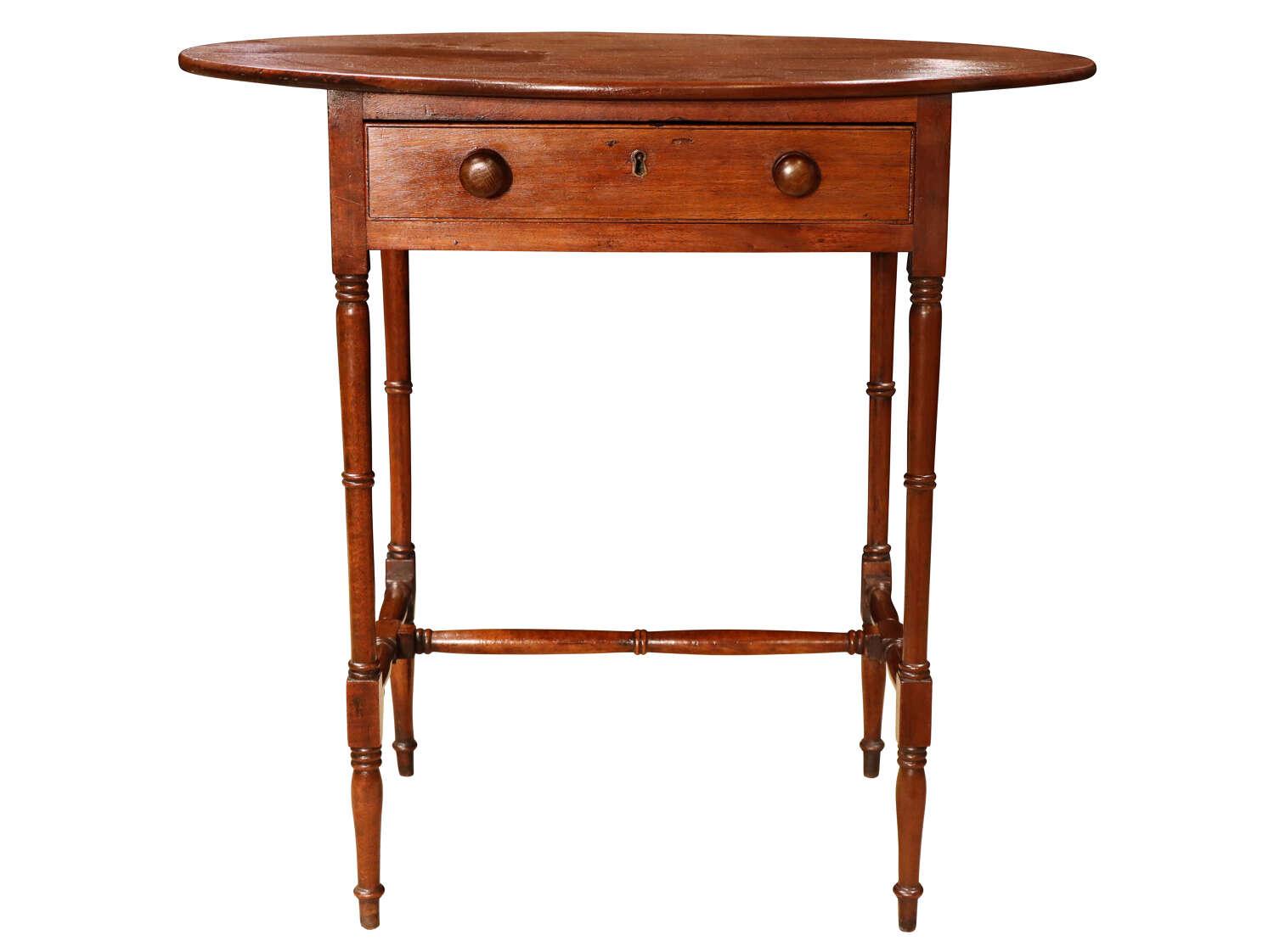 Regency Oval Lamp Table (1 of 5)