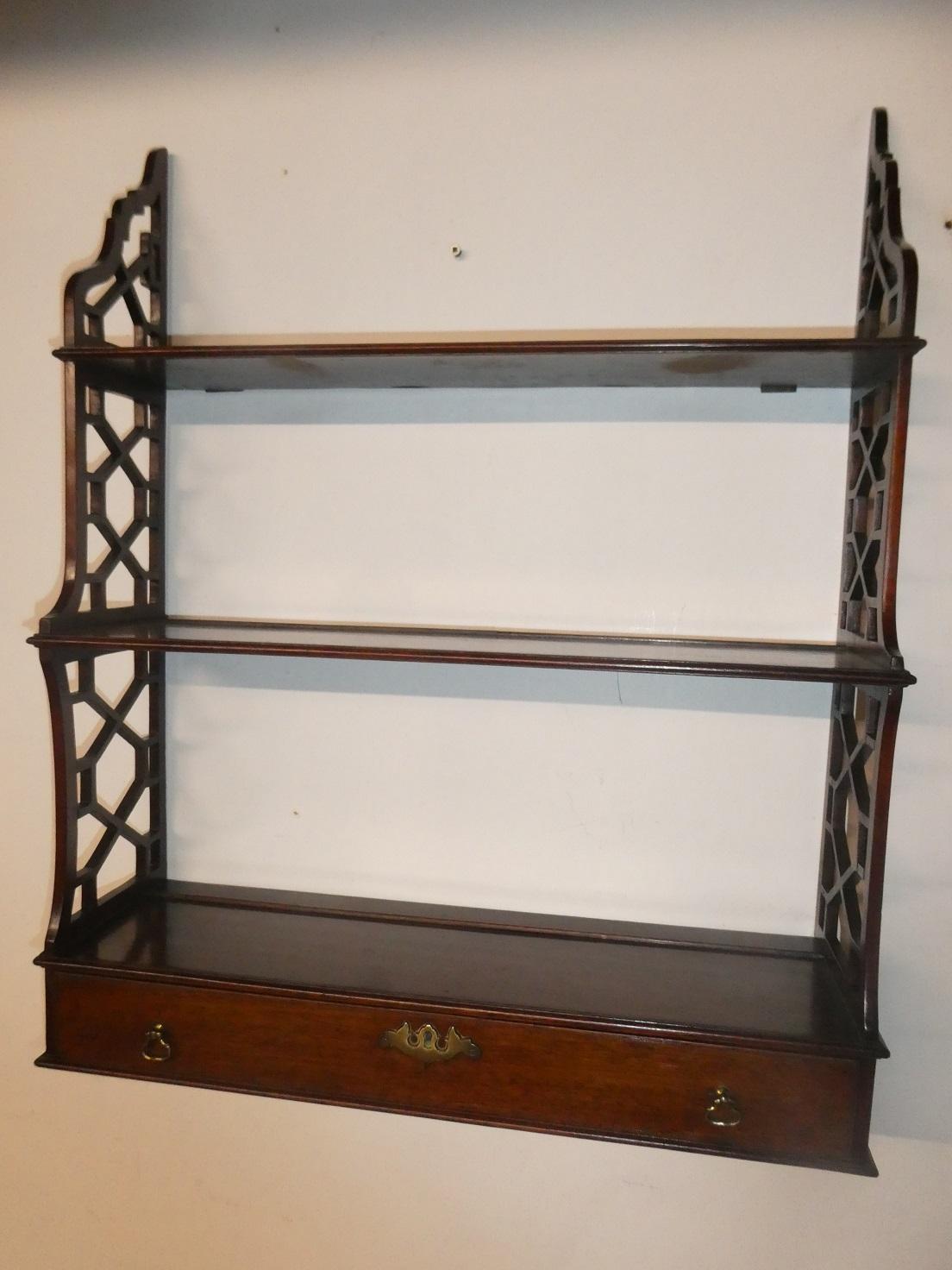 19th Century 3 Tier Wall Rack (1 of 8) 19th Century 3 Tier Wall Rack (1 of 8)