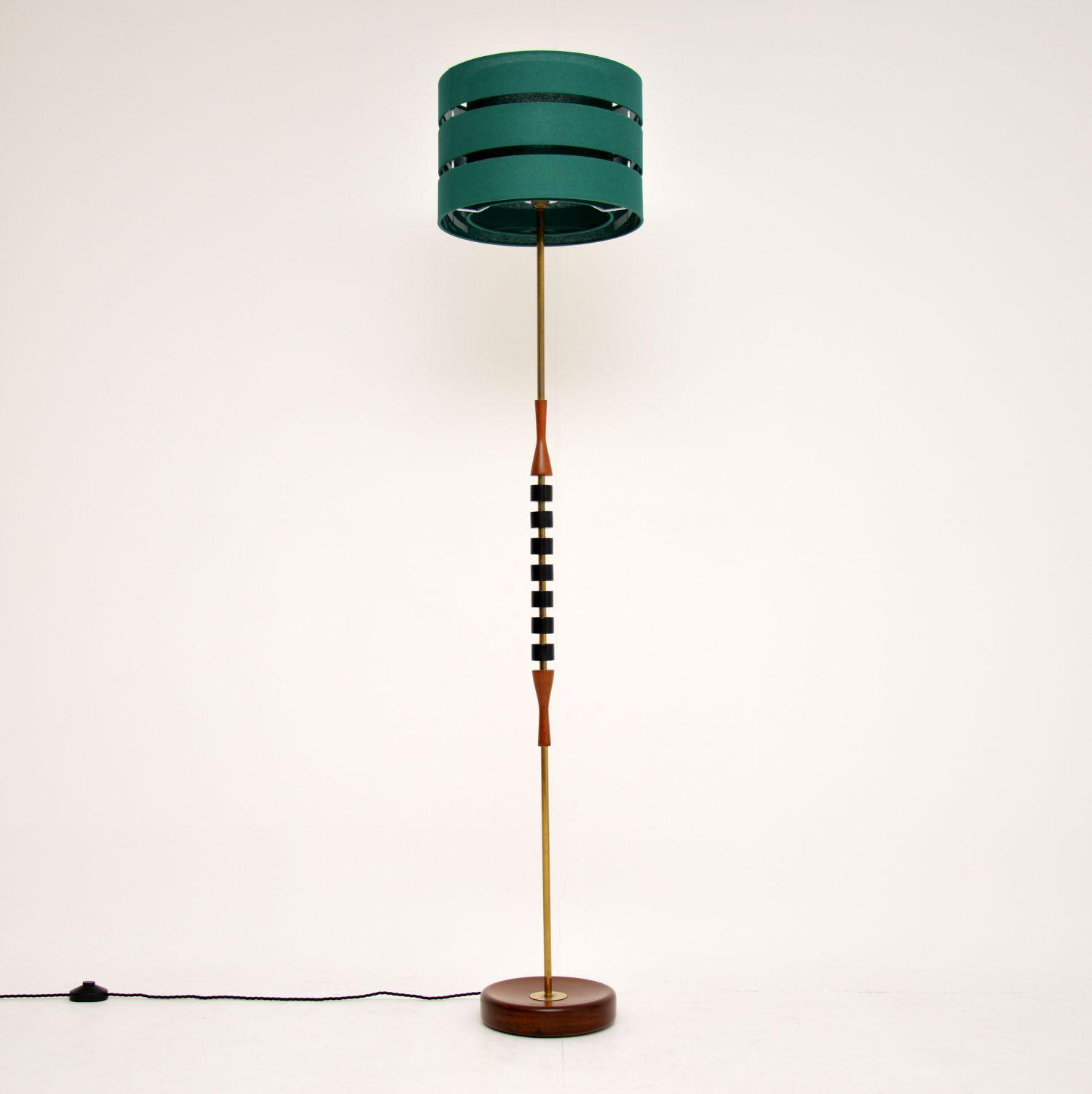 Danish Vintage Teak & Brass Floor Lamp (1 of 8) Danish Vintage Teak & Brass Floor Lamp (1 of 8)